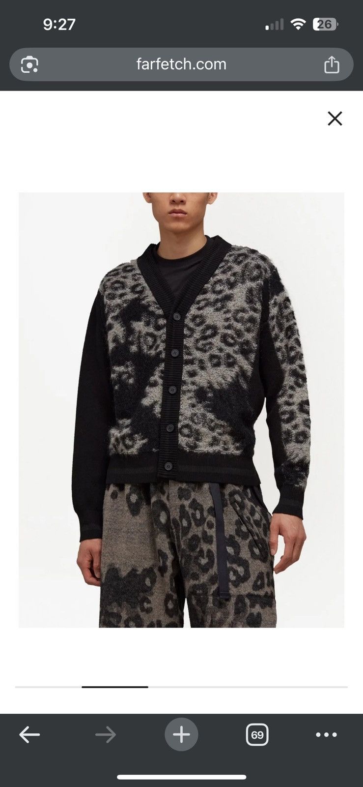 Y-3 Y-3 cardigan Size US S / EU 44-46 / 1 - 3 Thumbnail