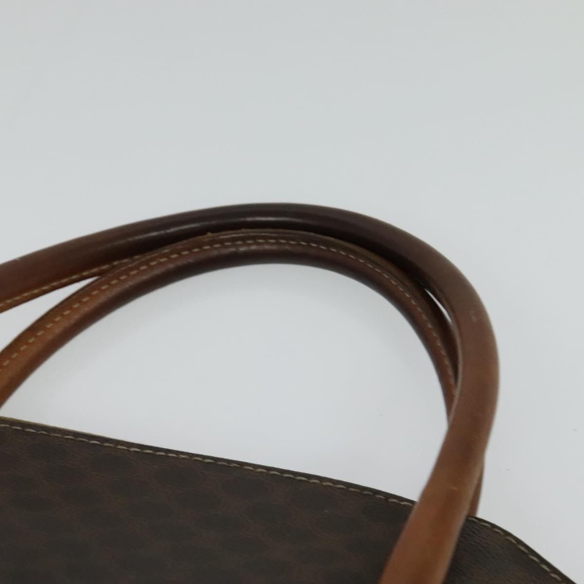 Celine CELINE Macadam Canvas Hand Bag Pvc Leather Brown Gold Size ONE SIZE - 8 Thumbnail