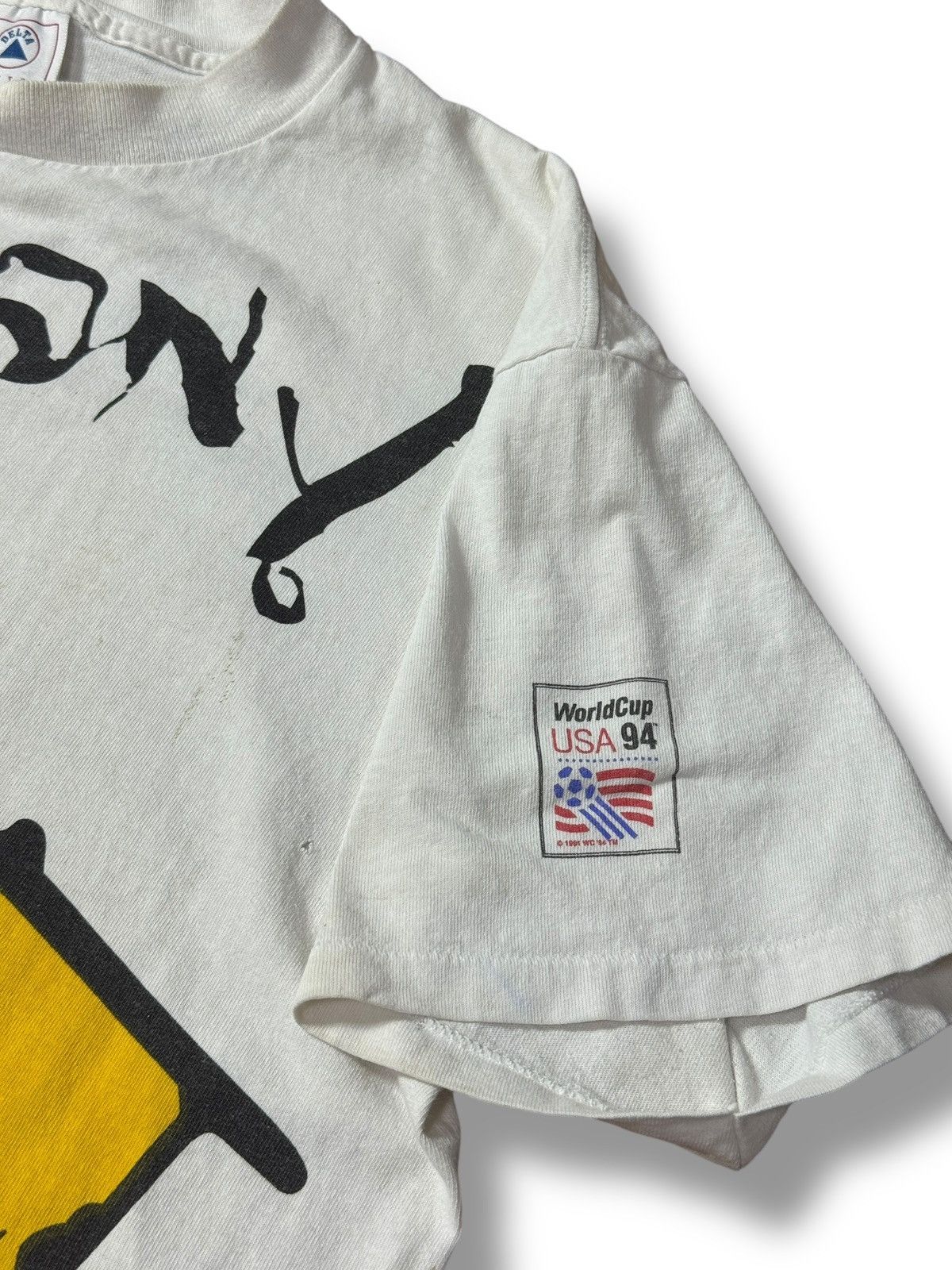 Adidas × Vintage *RARE* 1994 90s VINTAGE GERMANY WORLD CUP FOOTBALL TEE Size US L / EU 52-54 / 3 - 4 Thumbnail