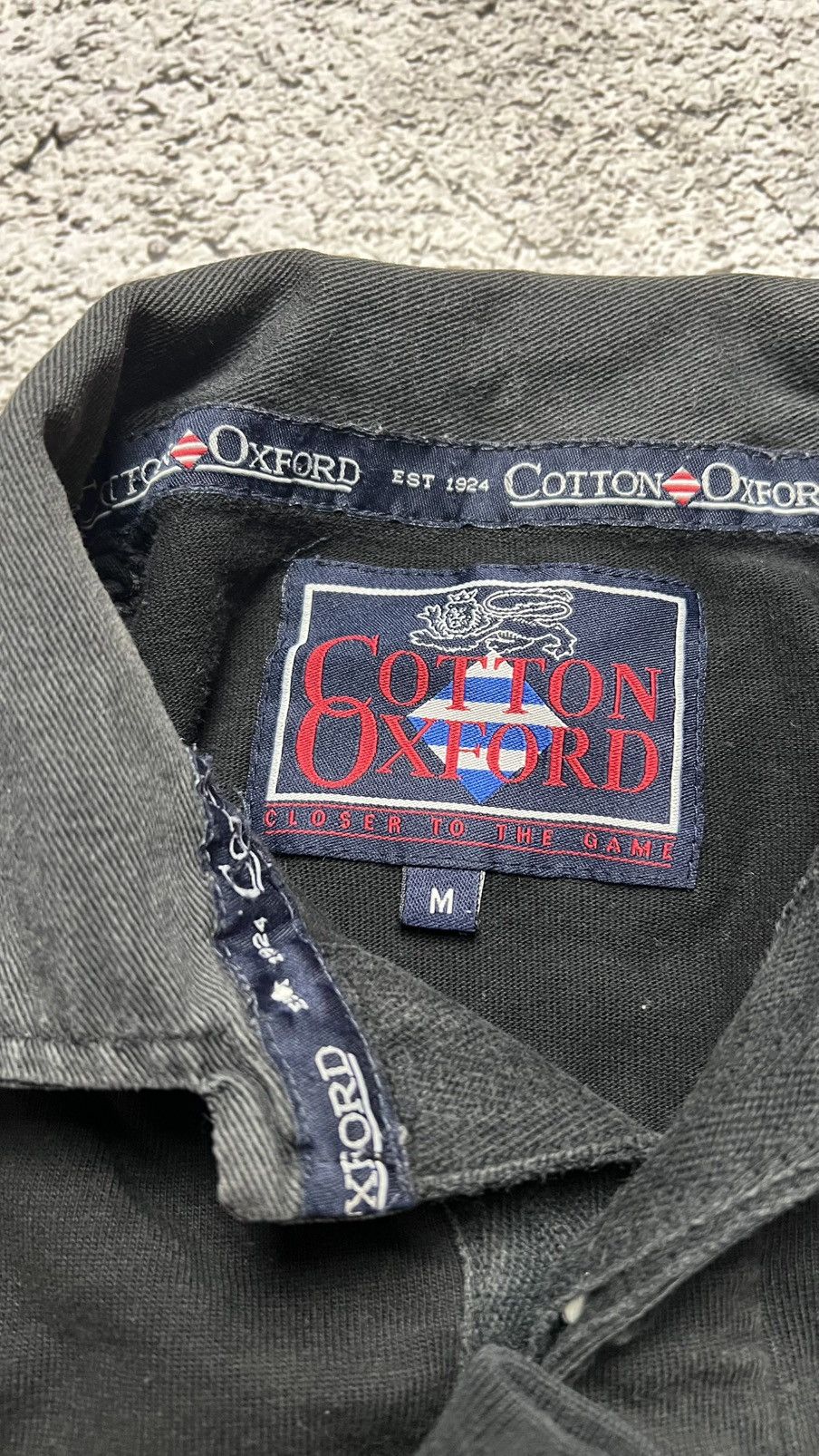 Oxxford Clothes 1997-1999 Saracens rugby jersey by cotton oxford Size US M / EU 48-50 / 2 - 5 Thumbnail