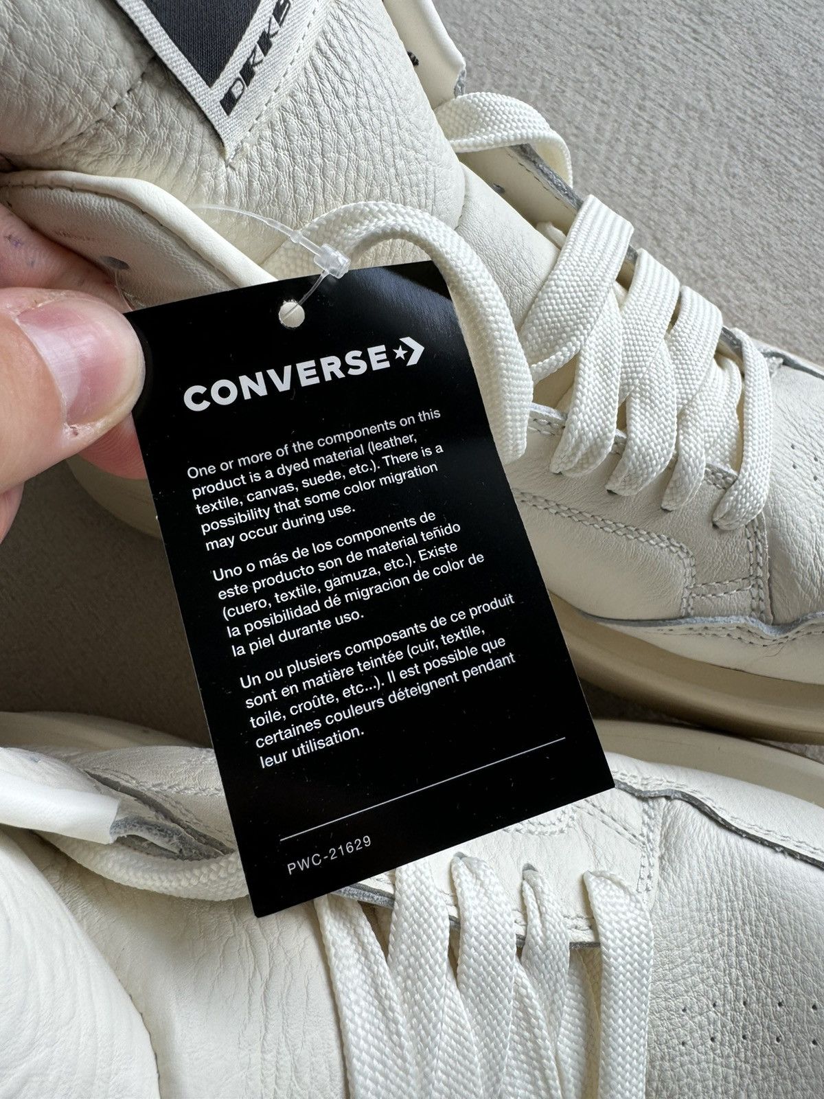 Converse × Rick Owens Drkshdw NEW | TURBOWPN DRKSHDW X CONVERSE WOMENS WHITE/MILK Size US 11 / IT 41 - 16 Thumbnail