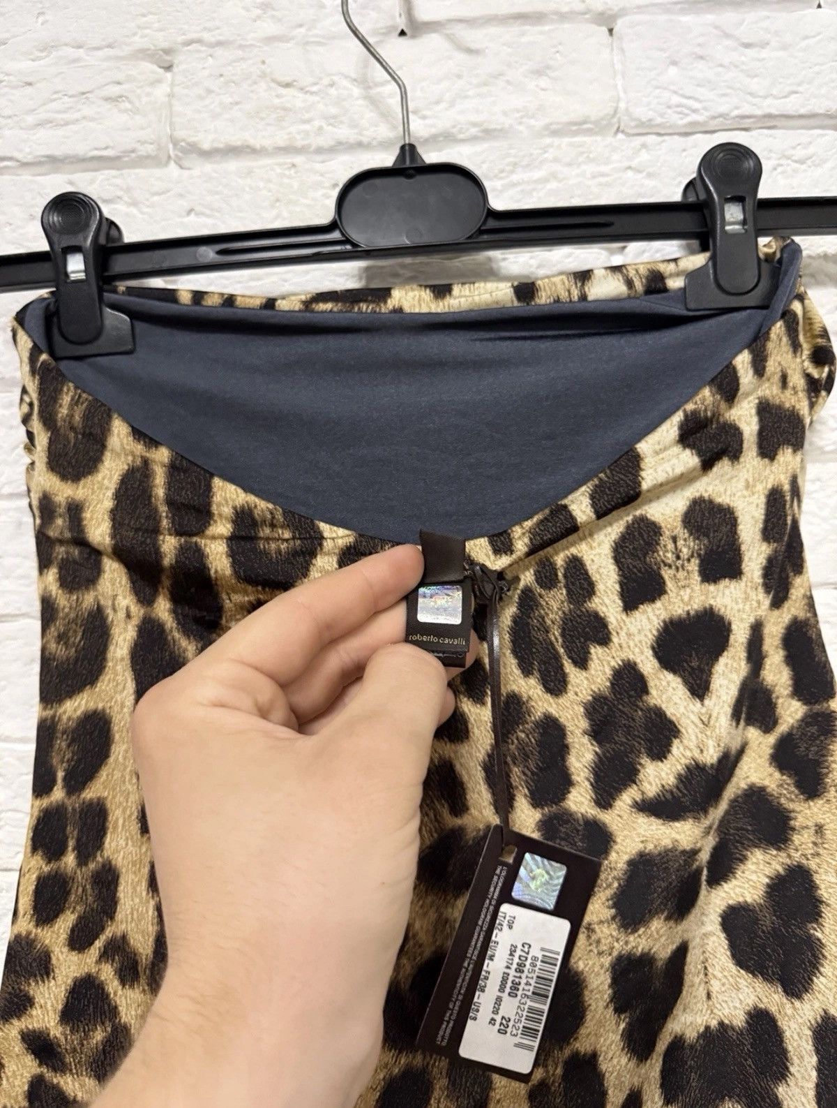 Roberto Cavalli Roberto Cavalli Double Sided Tube Top Leopard Pattern Sz M Size M / US 6-8 / IT 42-44 - 7 Thumbnail