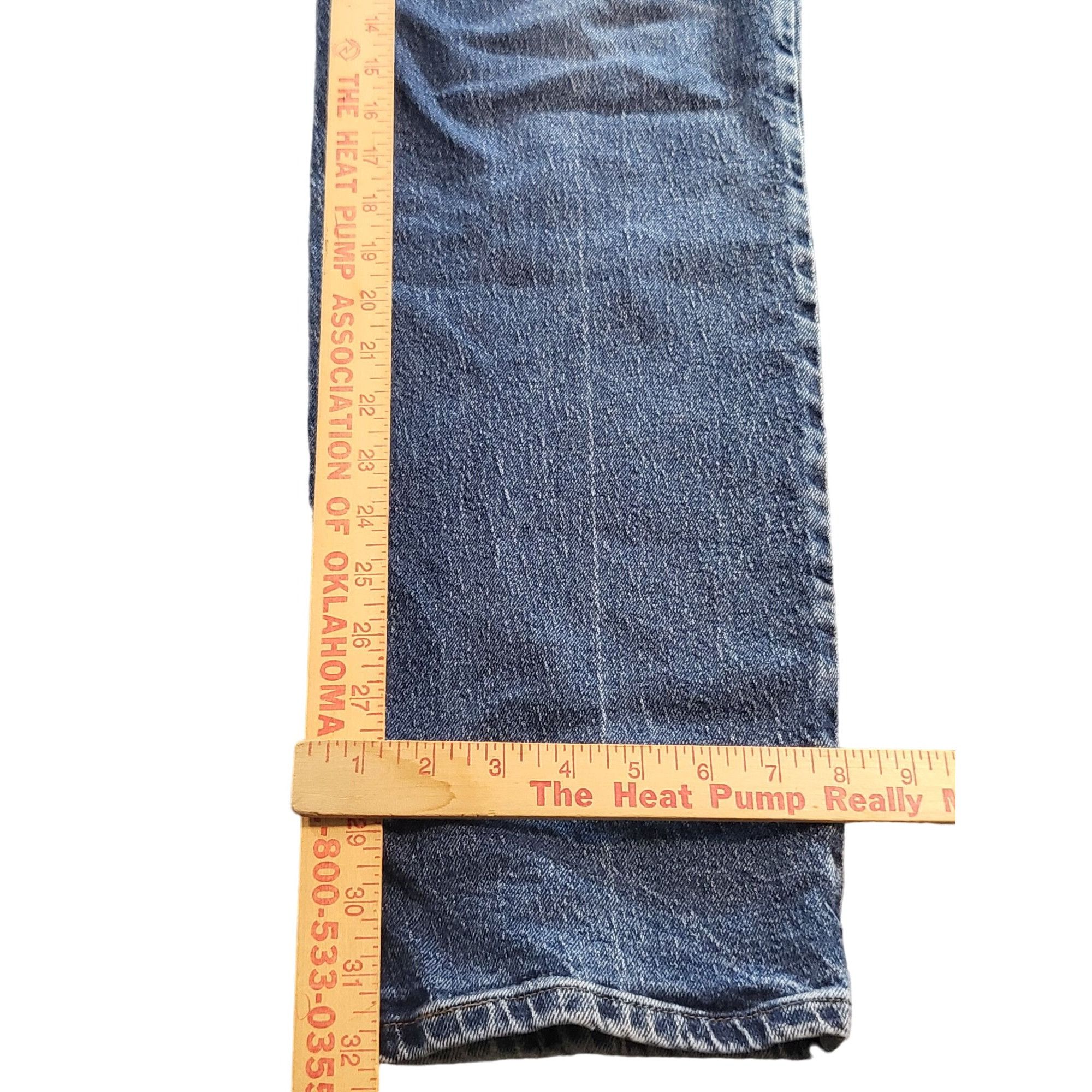 Lee Lee Riders By Lee Classic Fit Women Sz 18 W Long Blue Denim Size 40" / US 18 - 6 Thumbnail