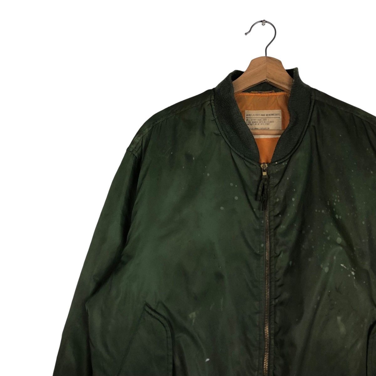 Japanese Brand 📌Vintage Fly Bomber Jacket Biker Military Collections Size US L / EU 52-54 / 3 - 8 Thumbnail
