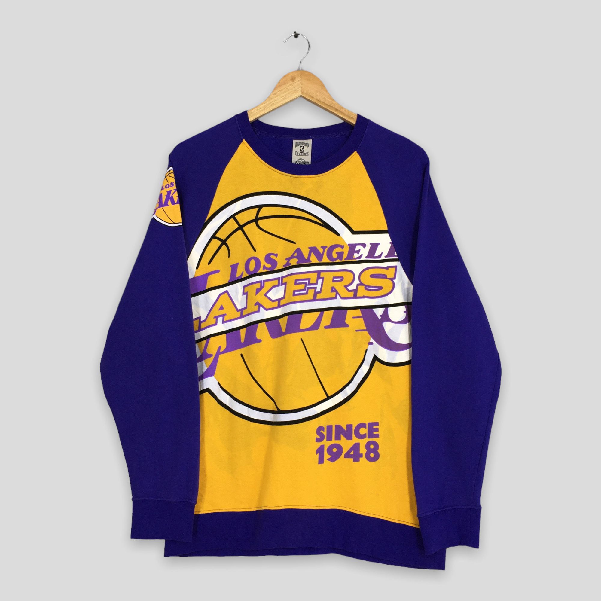 NBA × Vintage Vintage NBA Los Angeles Lakers Sweatshirt Medium Size US M / EU 48-50 / 2 - 1 Thumbnail