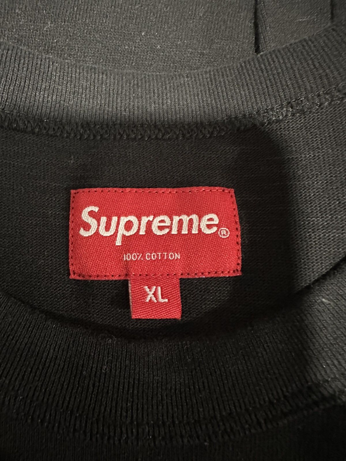 Supreme SUPREME CUT LOGO S/S TOP Size US XL / EU 56 / 4 - 2 Thumbnail