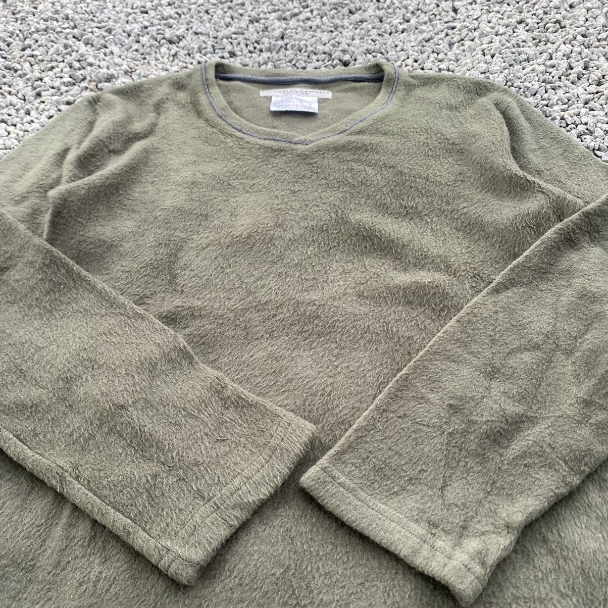 Katharine Hamnett London 1990s KATHARINE HAMNETT Kurt Kobain Mohair Green sweatshirt Size US M / EU 48-50 / 2 - 4 Thumbnail