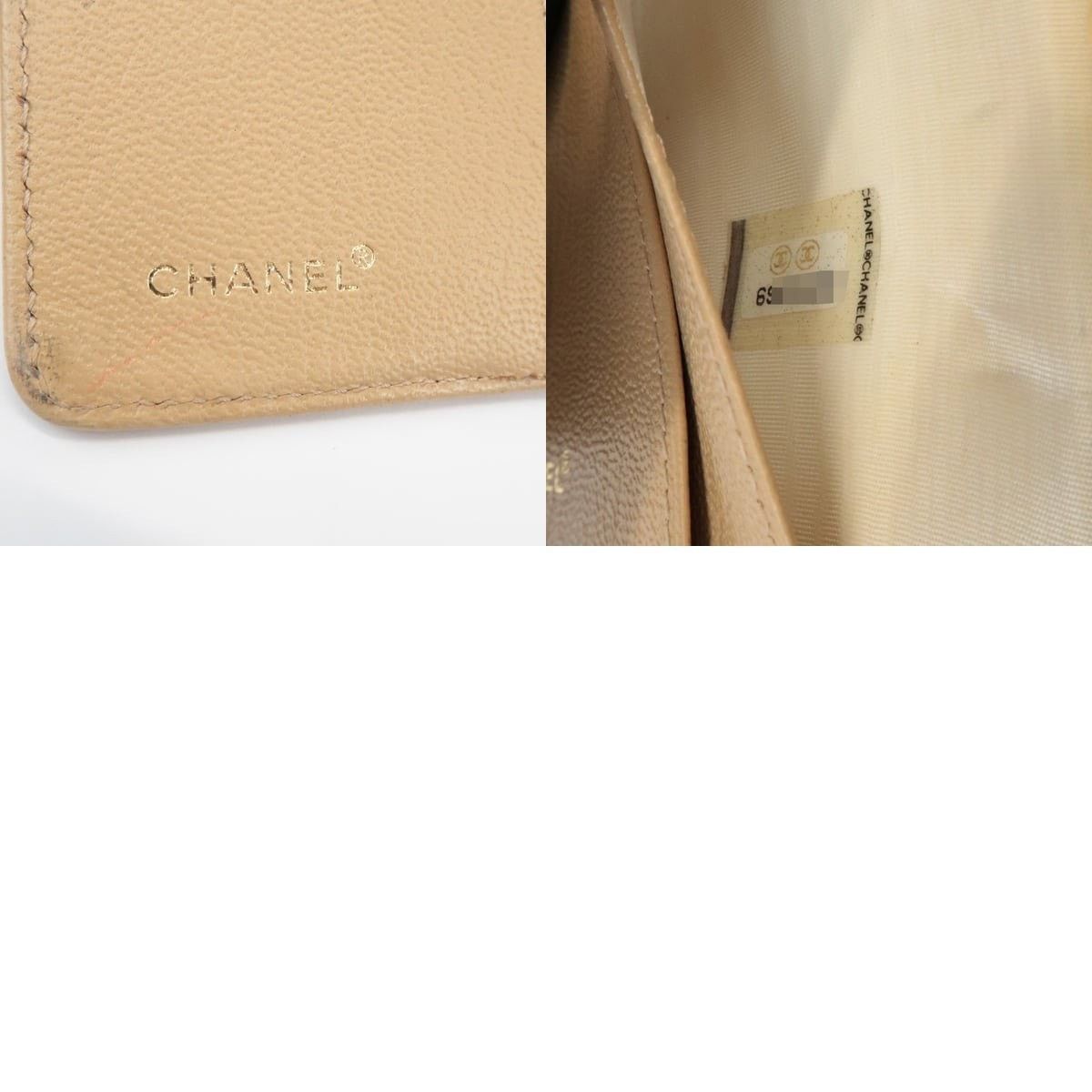 Chanel Chanel CC Logo Calfskin Agenda Cover Beige Size ONE SIZE - 8 Thumbnail