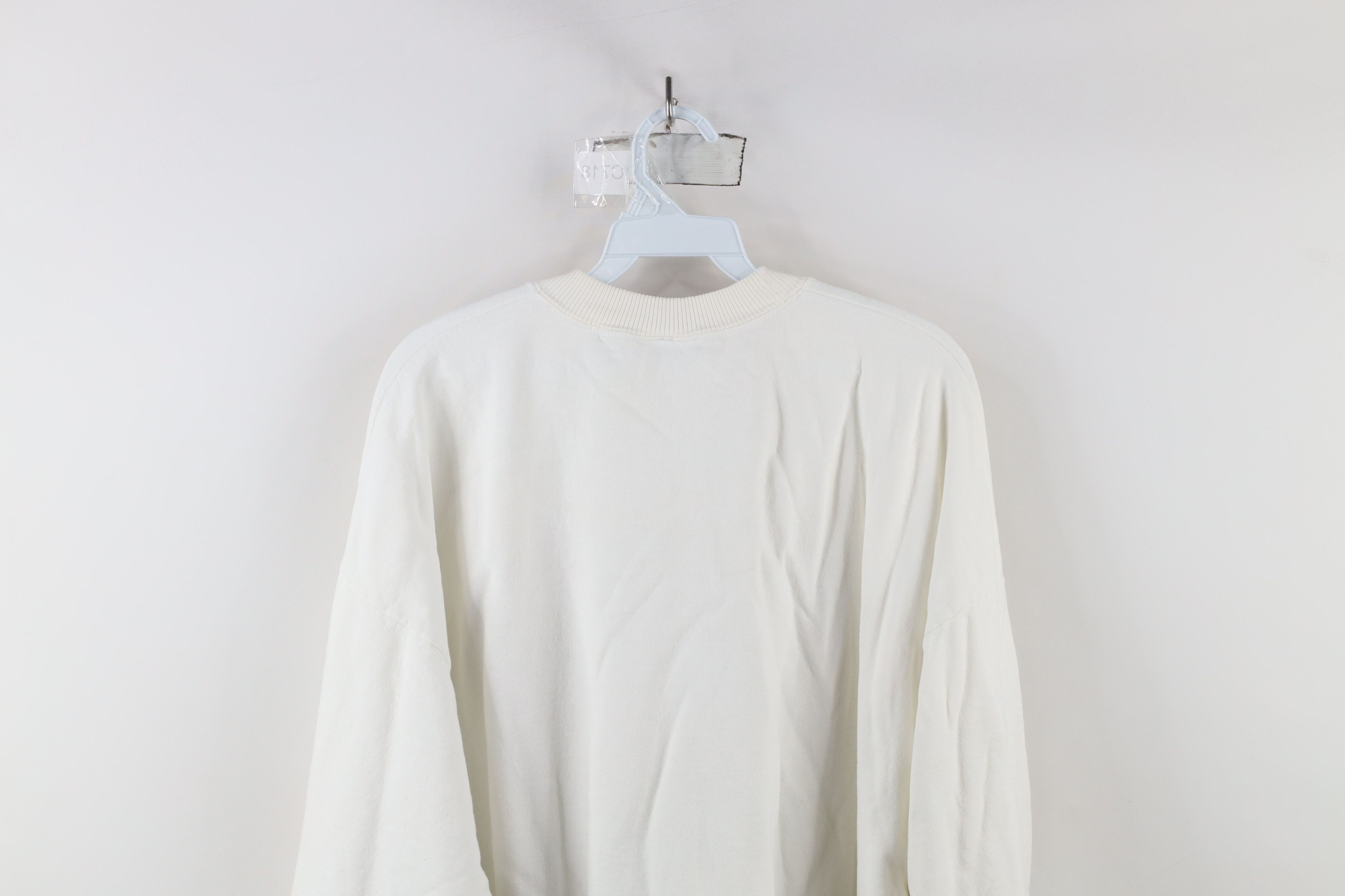 Vintage Vintage 90s Year Old One Owner Needs Parts Sweatshirt White Size US XXL / EU 58 / 5 - 11 Thumbnail