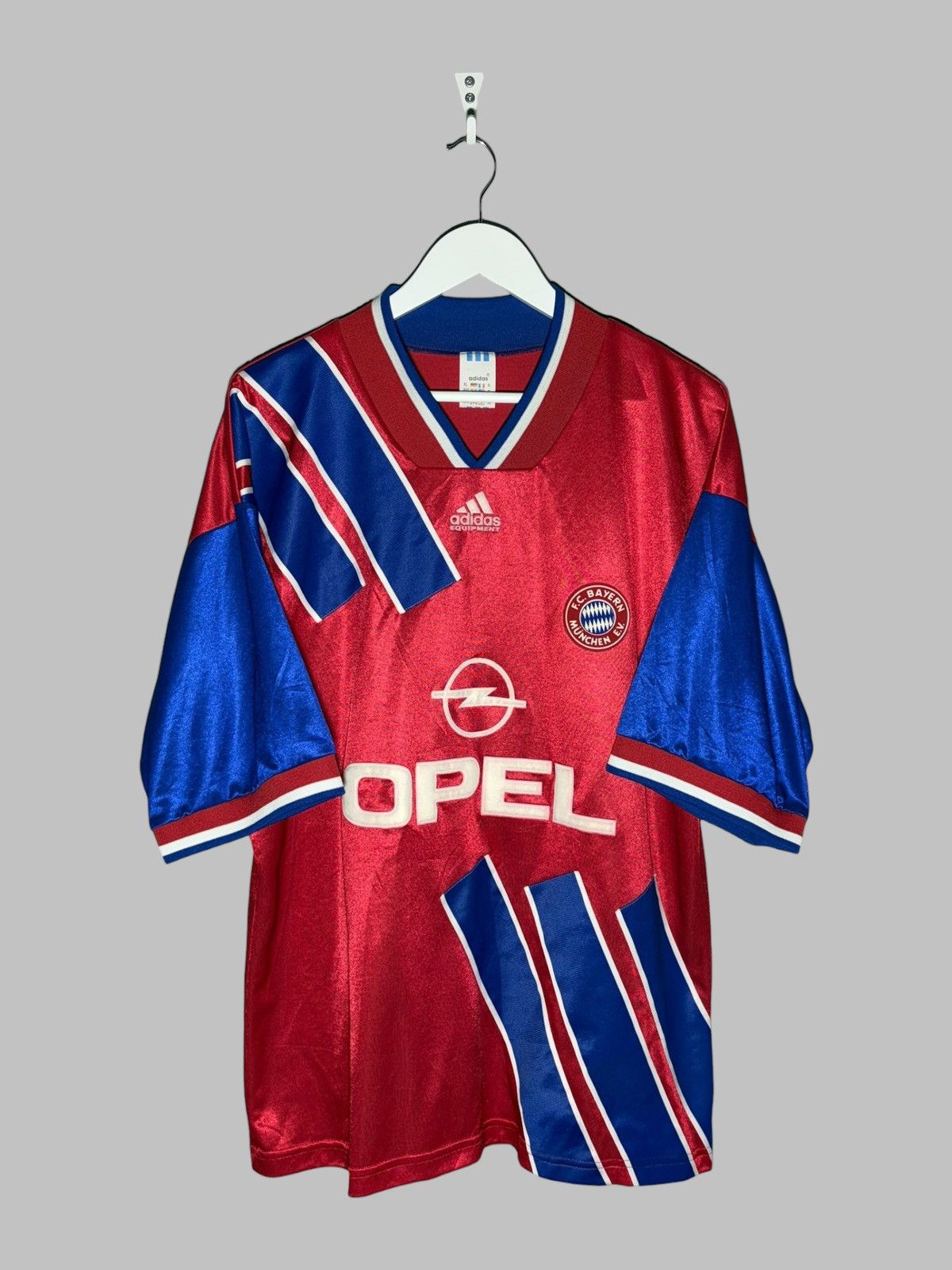 Adidas Vintage Bayern Munchen 1991-1993 Adidas Equipment Jersey Size US XL / EU 56 / 4 - 1 Thumbnail