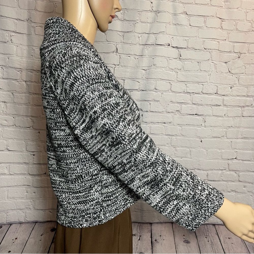 Other New Rafaella Cotton Blend Knit 3/4 Sleeve Grey Cardigan Siz Size M / US 6-8 / IT 42-44 - 3 Thumbnail