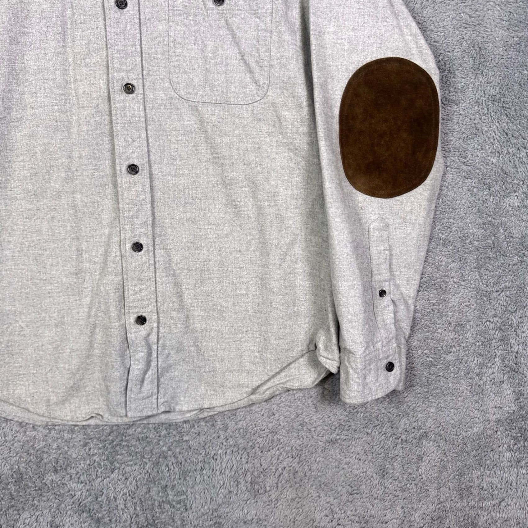 J.Crew J.CREW Shirt Mens M Chamois Flannel Leather Elbow Patch Preppy 06791 Classic Size US M / EU 48-50 / 2 - 2 Thumbnail