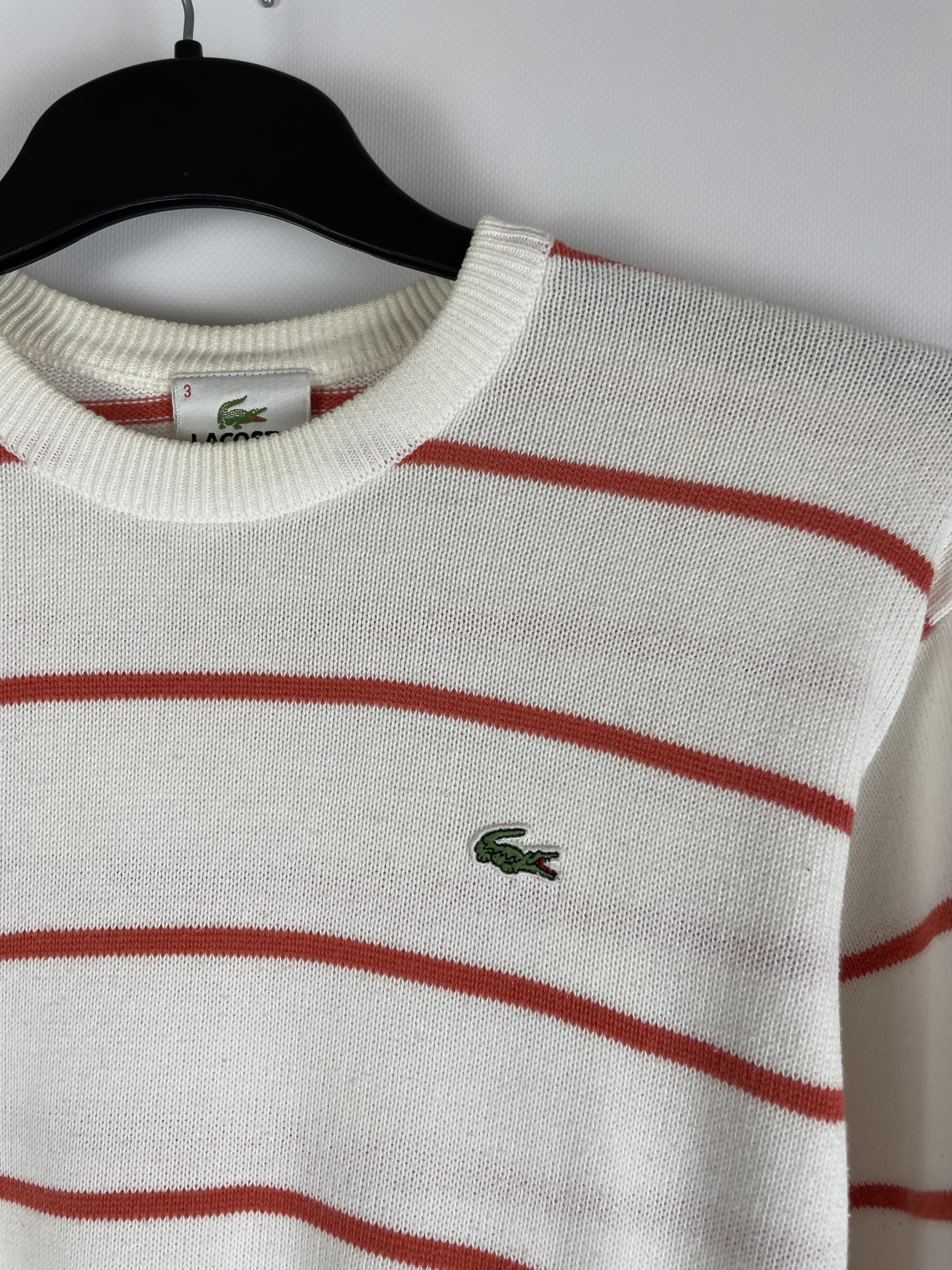 Lacoste Lacoste Vintage Check Knit Sweater Size US L / EU 52-54 / 3 - 4 Thumbnail