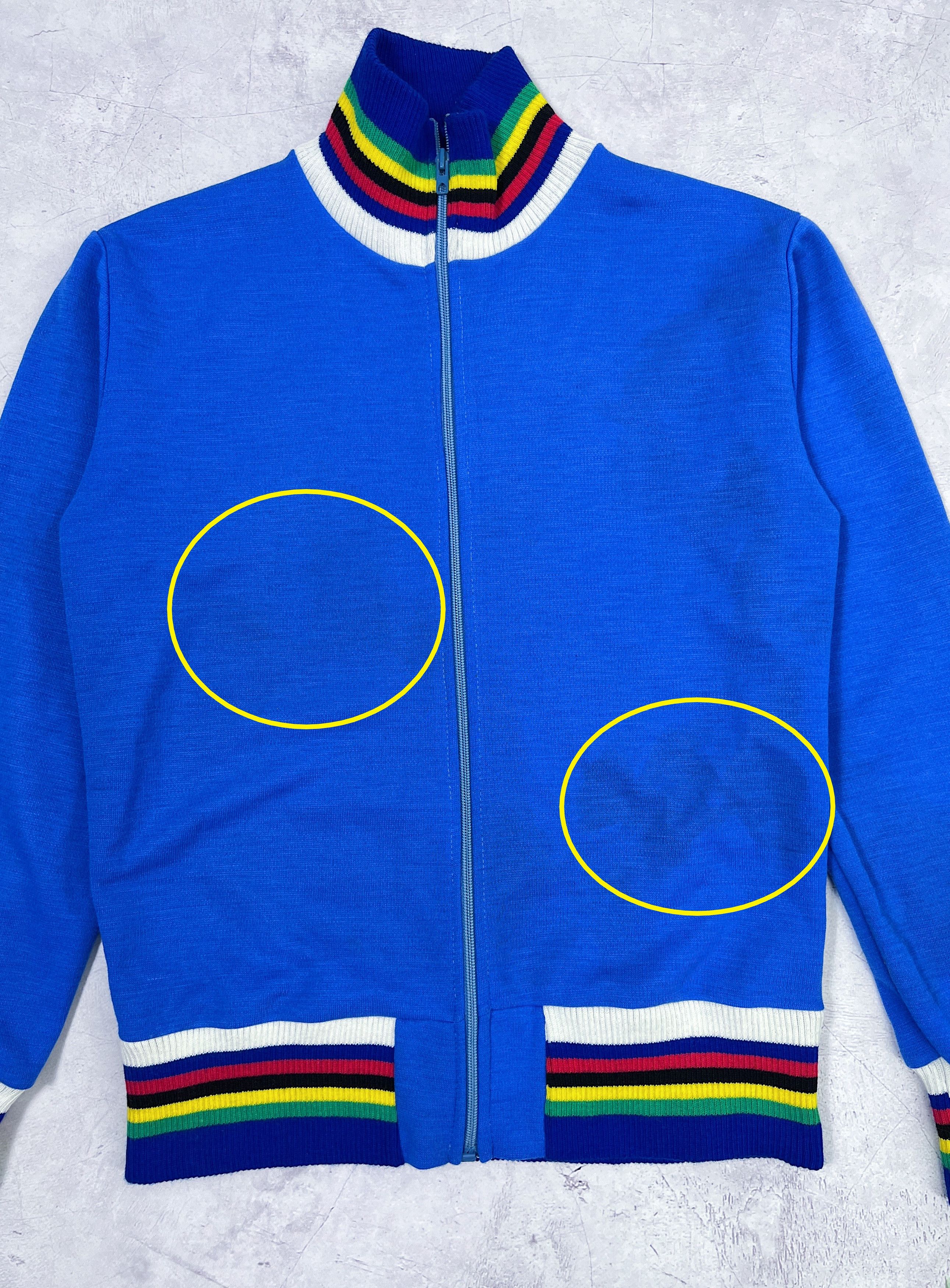 Sports Specialties × Vintage 80s Miyata Cycling Jersey S.A. Tricodor UCI Size US M / EU 48-50 / 2 - 7 Thumbnail