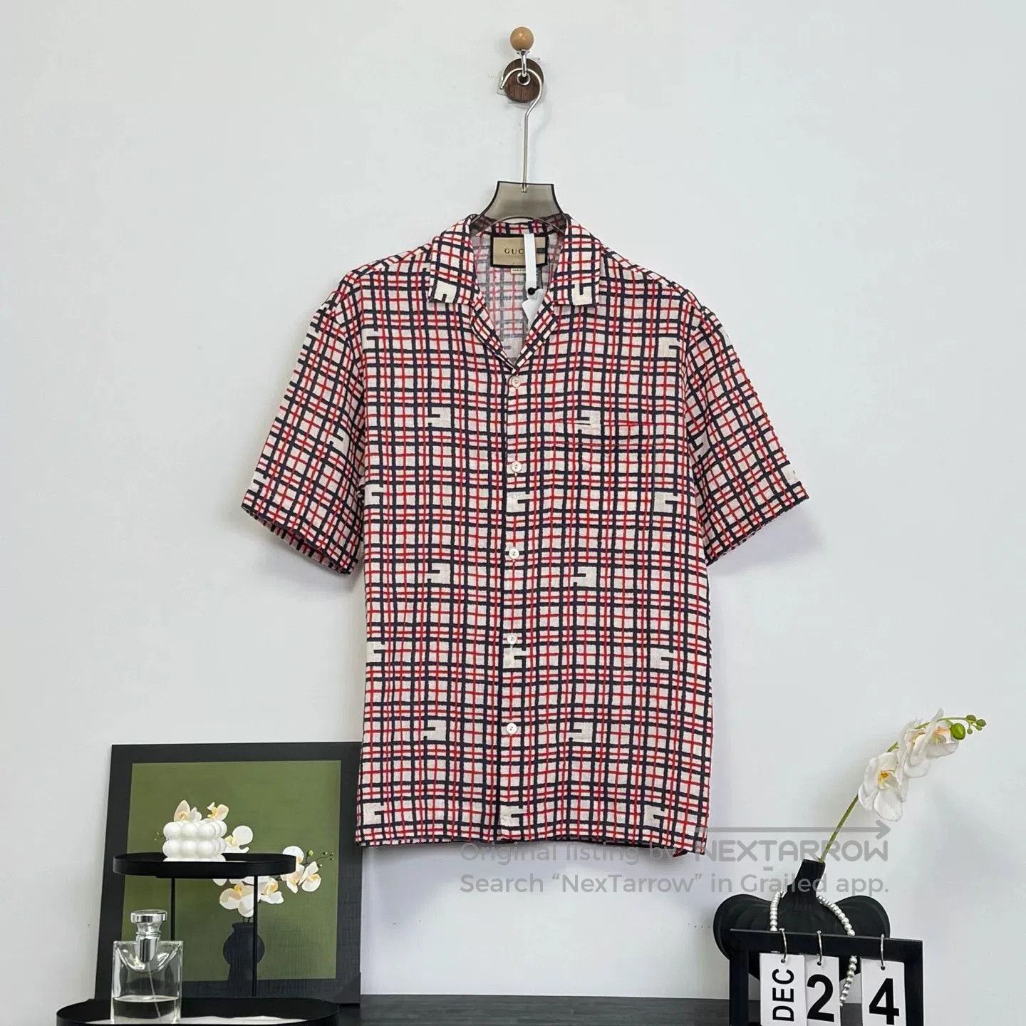 Gucci Gucci Red Blue Plaid Shirt Size 44. Size US S / EU 44-46 / 1 - 1 Thumbnail