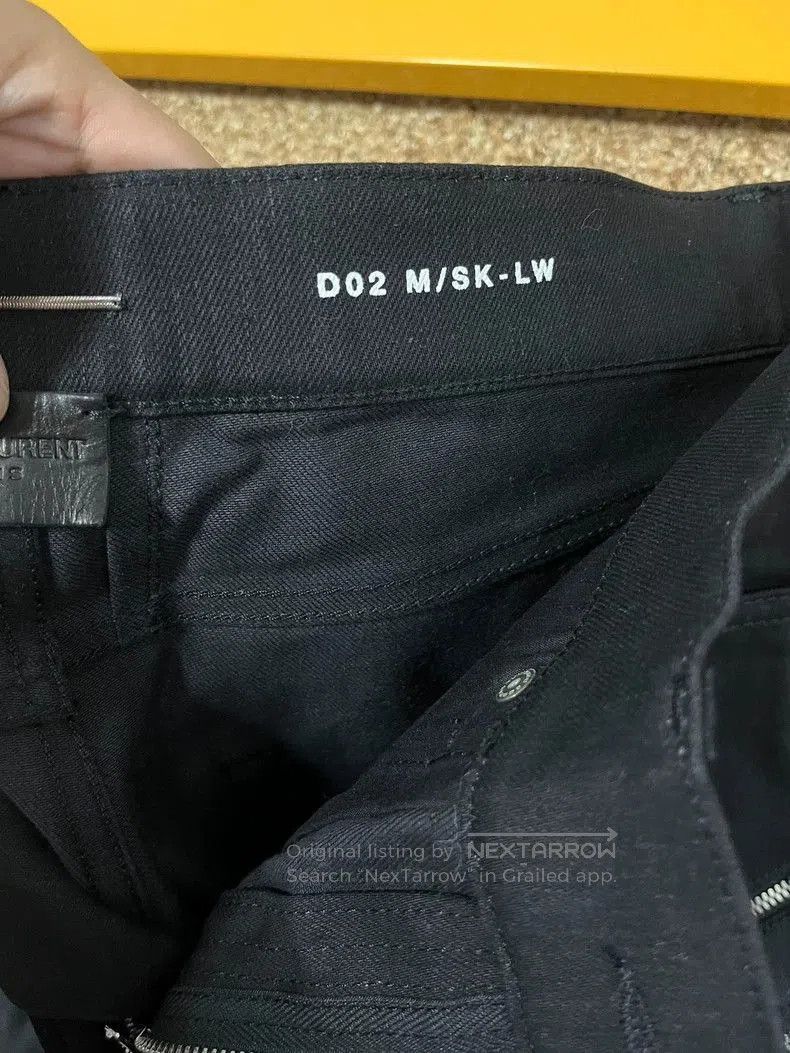 Saint Laurent Paris Saint Laurent Five-Zip Denim Jeans. Size US 32 / EU 48 - 3 Thumbnail