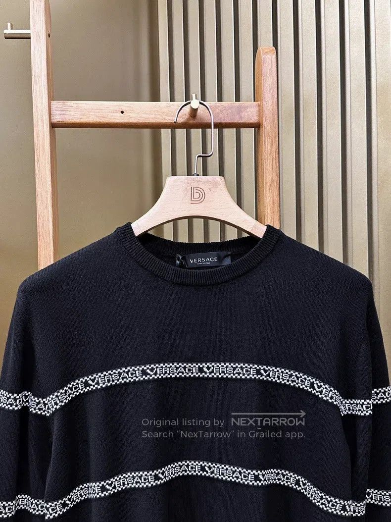 Versace Versace Black striped casual knitwear Size US XS / EU 42 / 0 - 3 Thumbnail