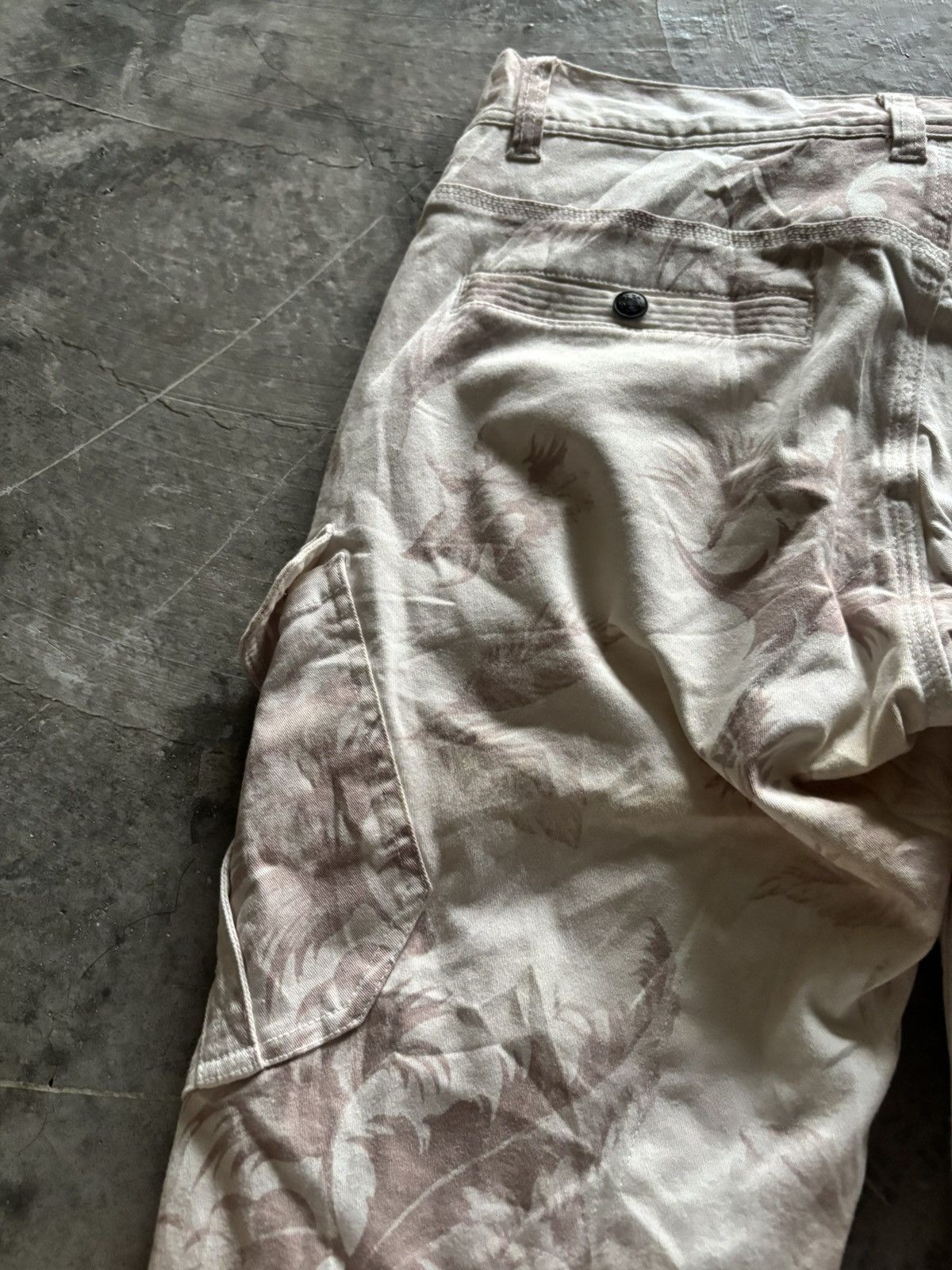 If Six Was Nine NICOLE CLUB FOR MEN flare floral cargo sick design Size US 31 - 19 Thumbnail