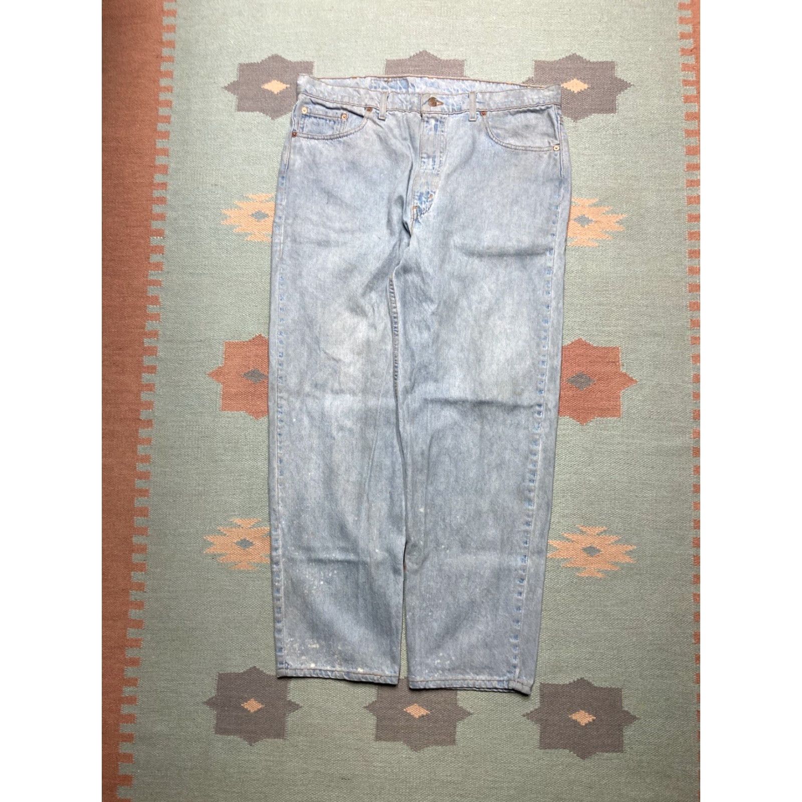 Levi's VINTAGE Levi’s 550 Jeans Men 40 Regular Blue 90s Relaxed Baggy Skater USA 40x31 Size US 40 / EU 56 - 5 Thumbnail