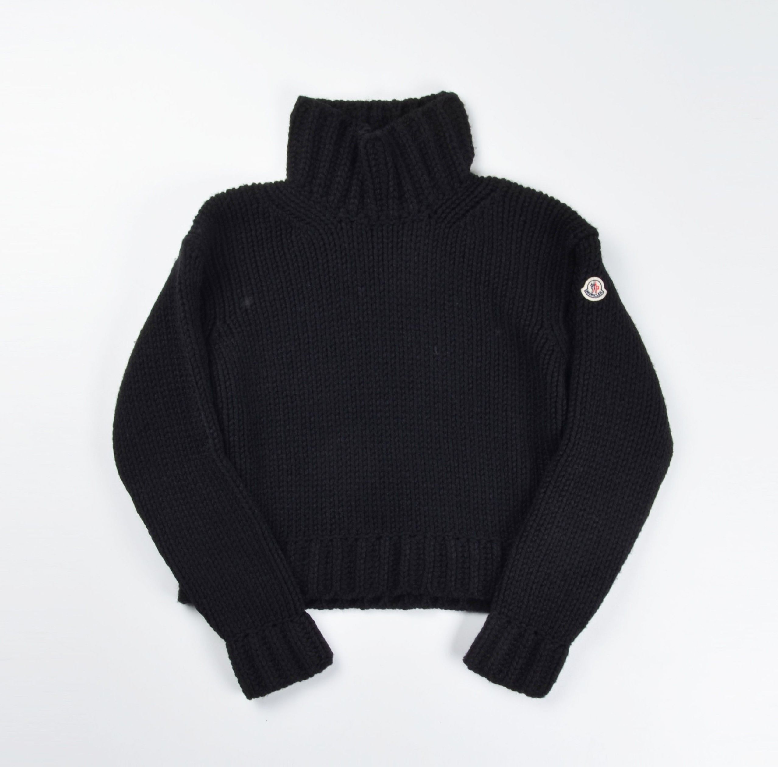 Moncler Moncler Chunky Knit Turtleneck Sweater Wool Blend Jumper Size S / US 4 / IT 40 - 4 Thumbnail