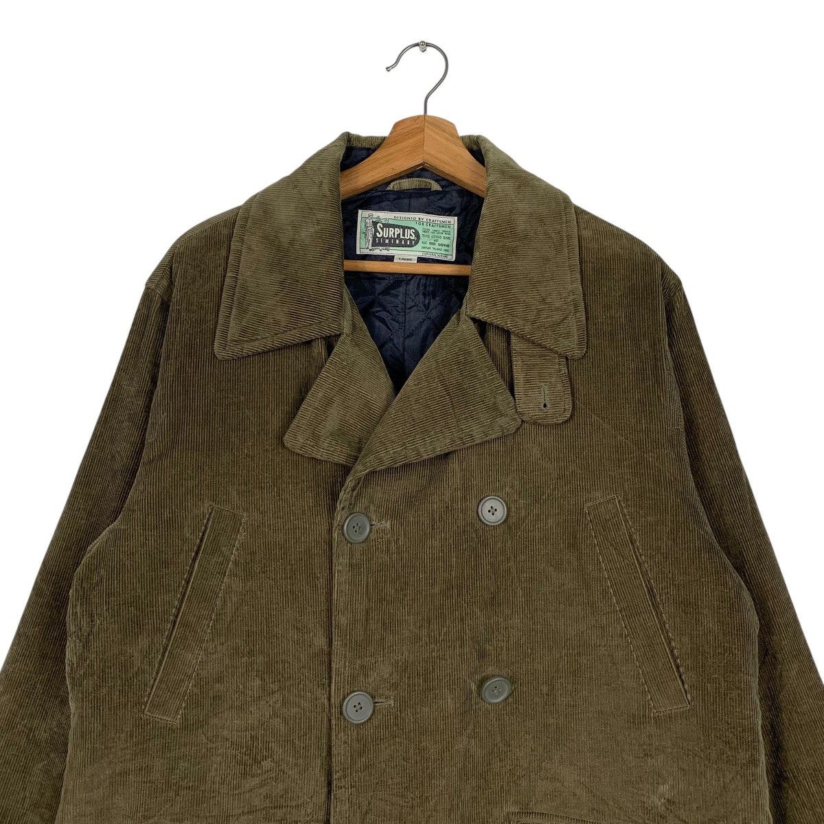 Other Vintage Surplus Double Breasted Corduroy Jacket Size US L / EU 52-54 / 3 - 2 Thumbnail