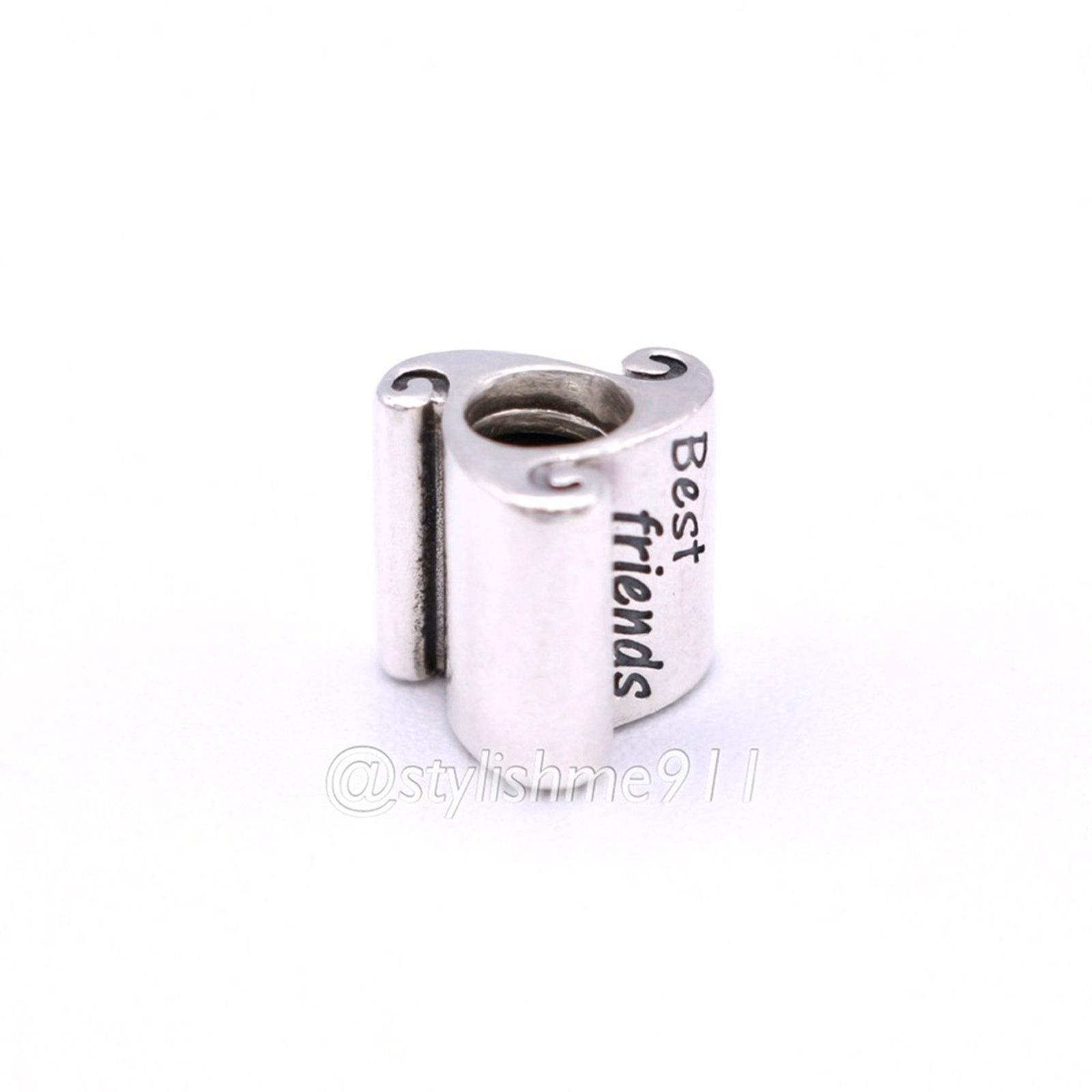pandora Authentic PANDORA Best Friends Scroll Charm - 790512 Size ONE SIZE - 10 Thumbnail