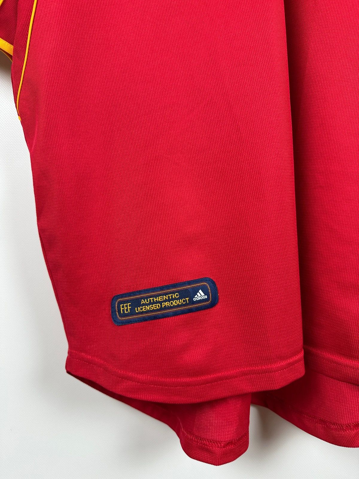 Adidas 1999/2002 Adidas Spain National Team Vintage Soccer Jersey Size US XL / EU 56 / 4 - 8 Thumbnail