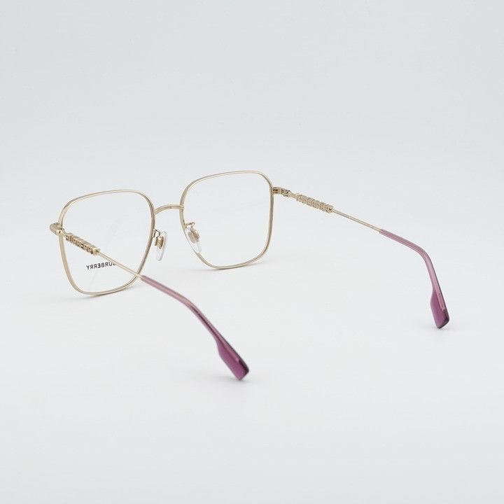 Burberry Burberry BE1382D 1357 Eyeglasses Gold / Purple 55mm Square Size ONE SIZE - 3 Thumbnail