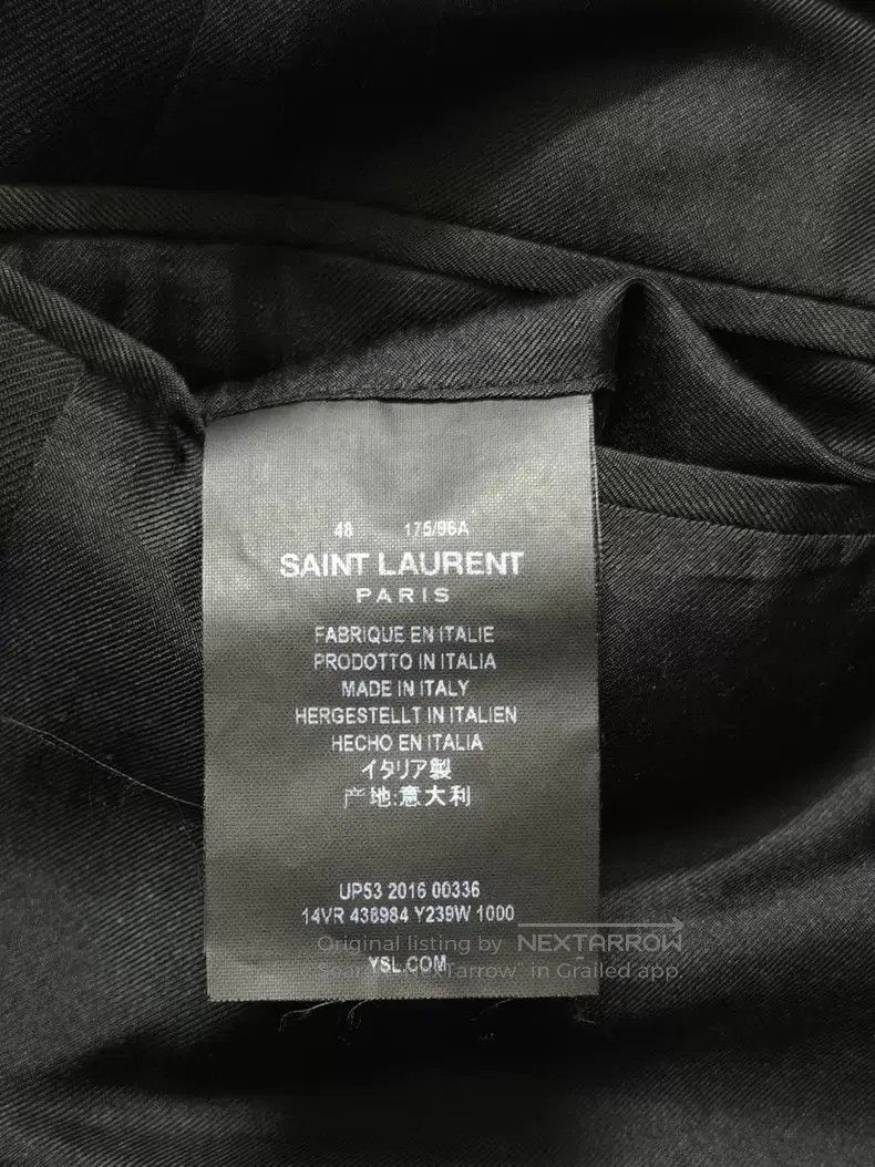 Saint Laurent Paris Saint Laurent Paris Black Smoking Suit Size US M / EU 48-50 / 2 - 3 Thumbnail