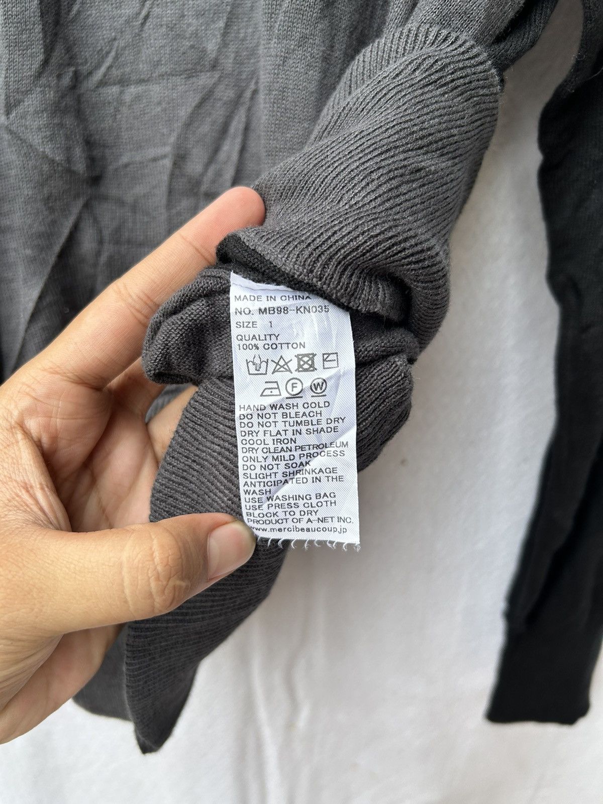 Japanese Brand Mercibeaucoup knitwear style Isseymiyake longsleeve Size US M / EU 48-50 / 2 - 10 Thumbnail