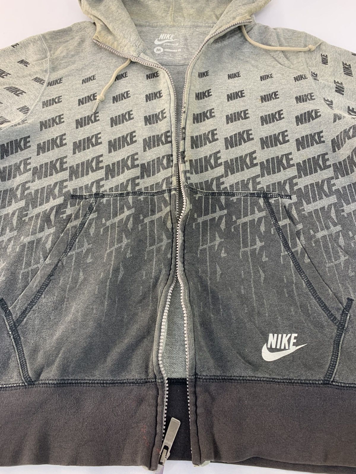 Nike Nike Sportswear Zip Up Hooded Nova Checked Design Spell Out Size US M / EU 48-50 / 2 - 6 Thumbnail