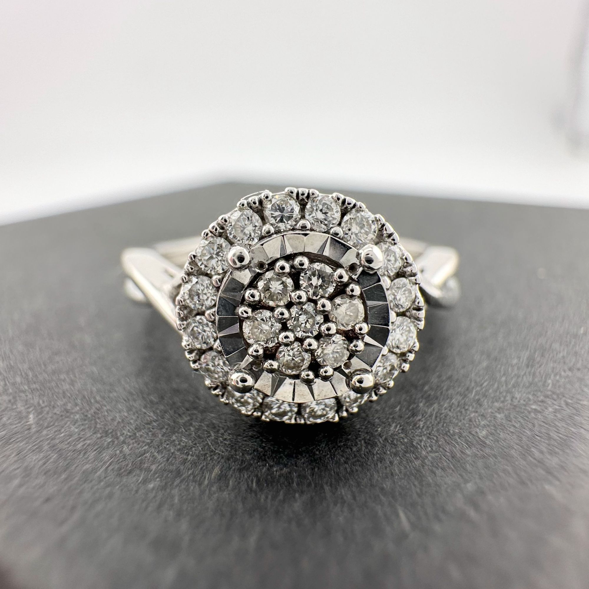 Other 1/4 Ct Lab Grown Diamond Cluster Twisted Shank Ring - SIze 7 Size ONE SIZE - 12 Thumbnail