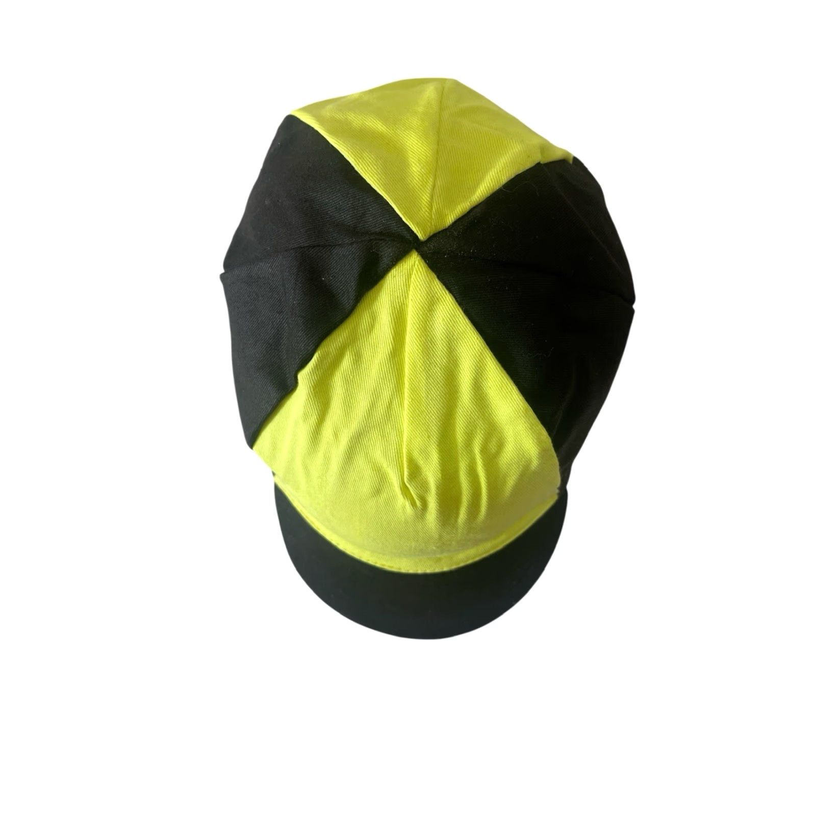 Vintage VINTAGE Palnasr Cycling Cap Mens OSFA 90s Black Neon Cotton Deadstock NWOT 80s Size ONE SIZE - 4 Thumbnail