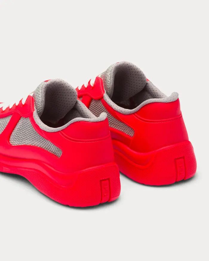 os11x0226 America's Cup Soft Rubber & Bike Sneakers Red/Grey