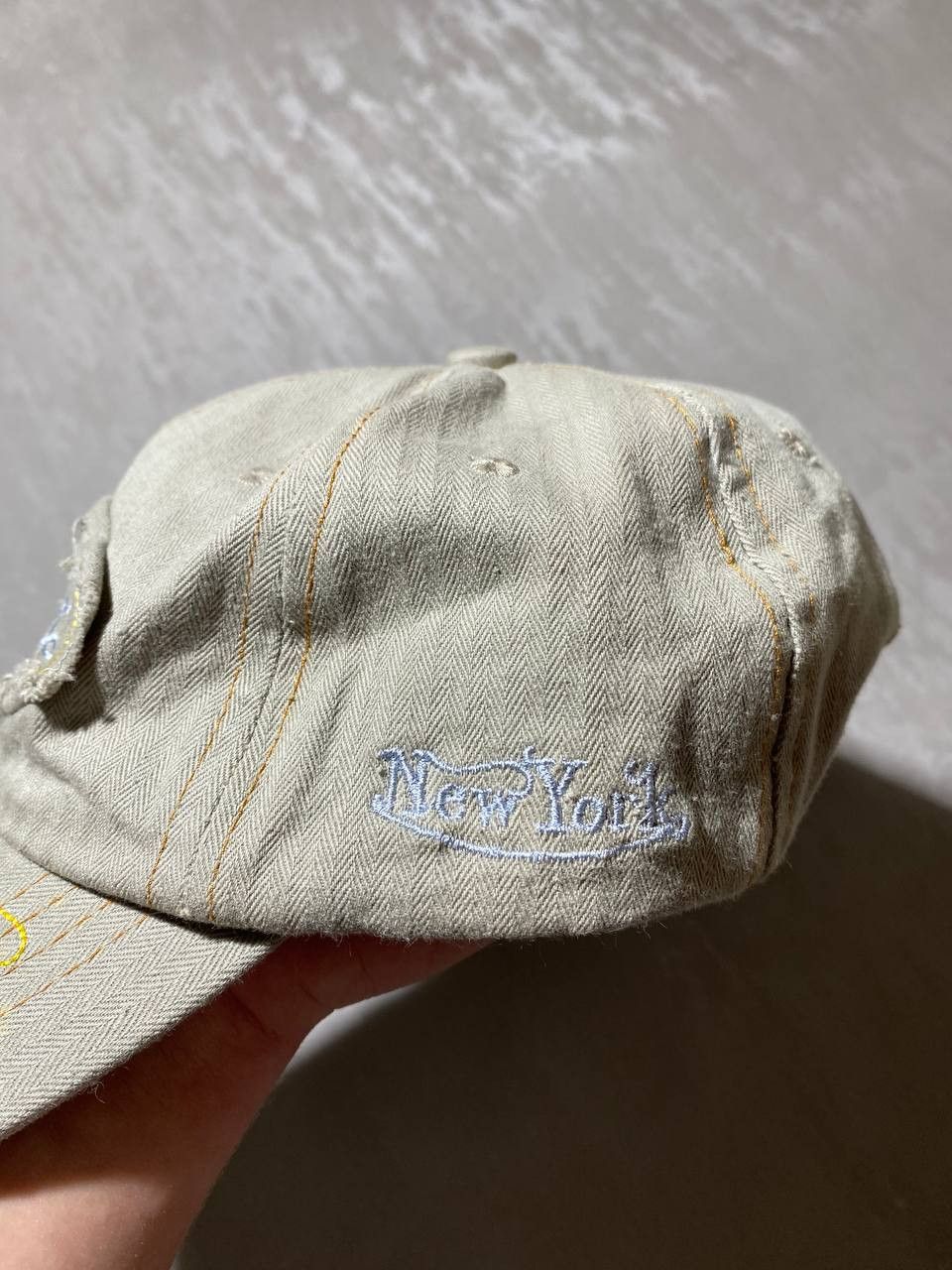 Vintage Vintage new york cap hat Distressed OS Size ONE SIZE - 3 Thumbnail