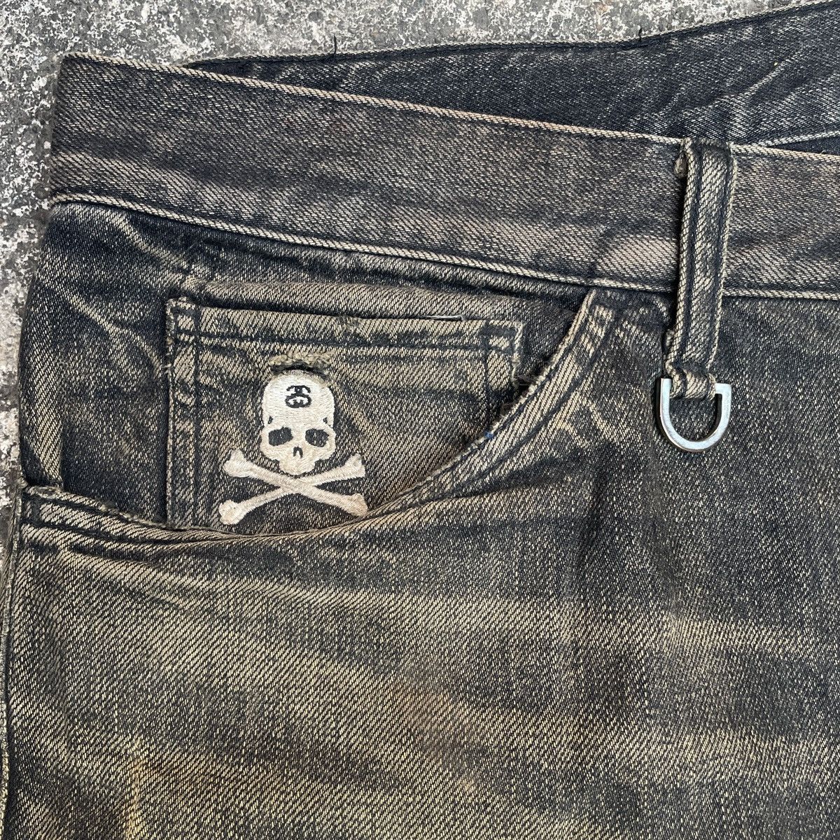 Mastermind Japan × Stussy Stussy x mastermind Japan Denim Pants Black Skull Embroidery Size US 34 / EU 50 - 8 Thumbnail