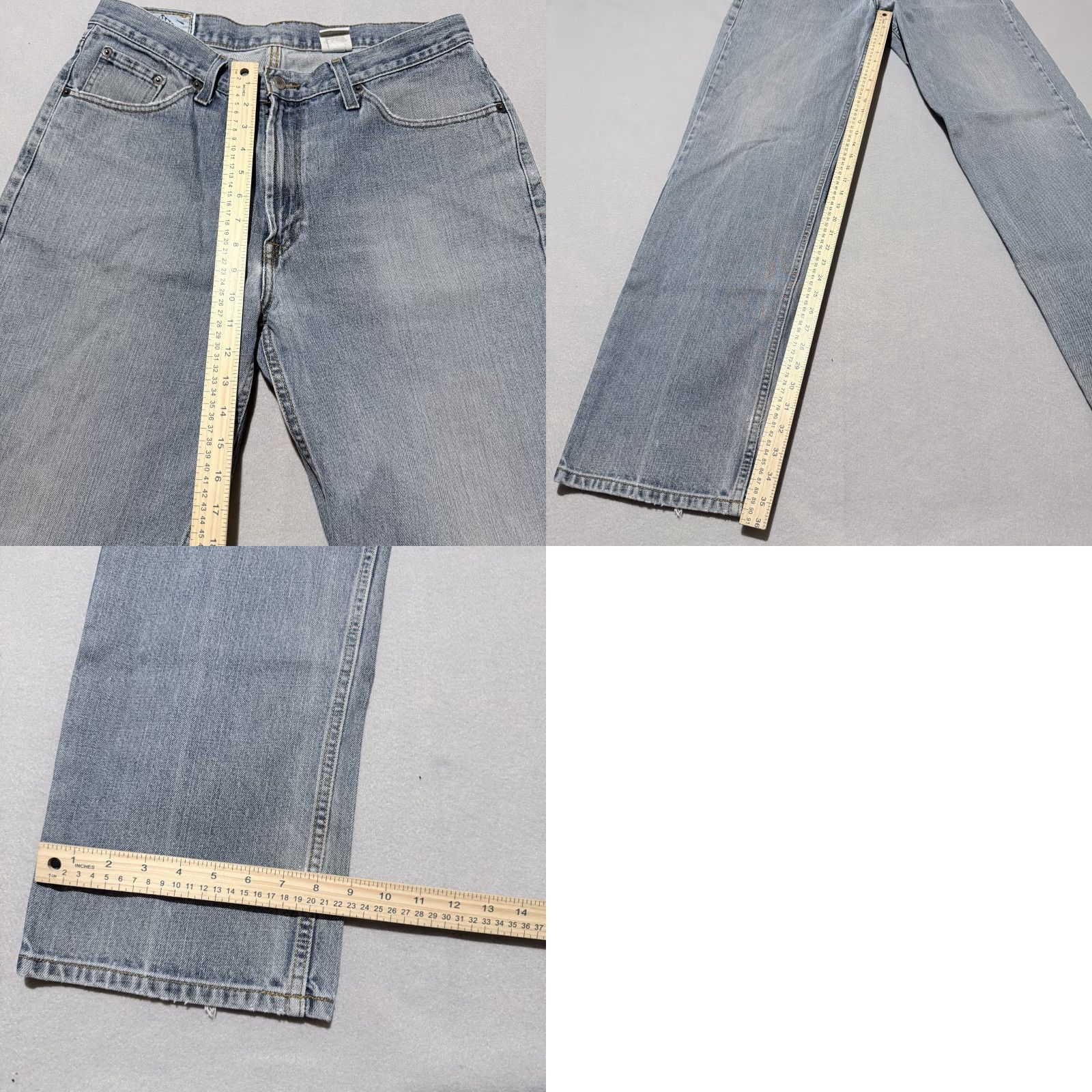 Stetson John B.Stetson Jeans Men Blue Denim Mid-Rise Straight Leg 5-Pocket Design 35X36 Pants Cowboy Western - Mens Size US 35 - 9 Thumbnail