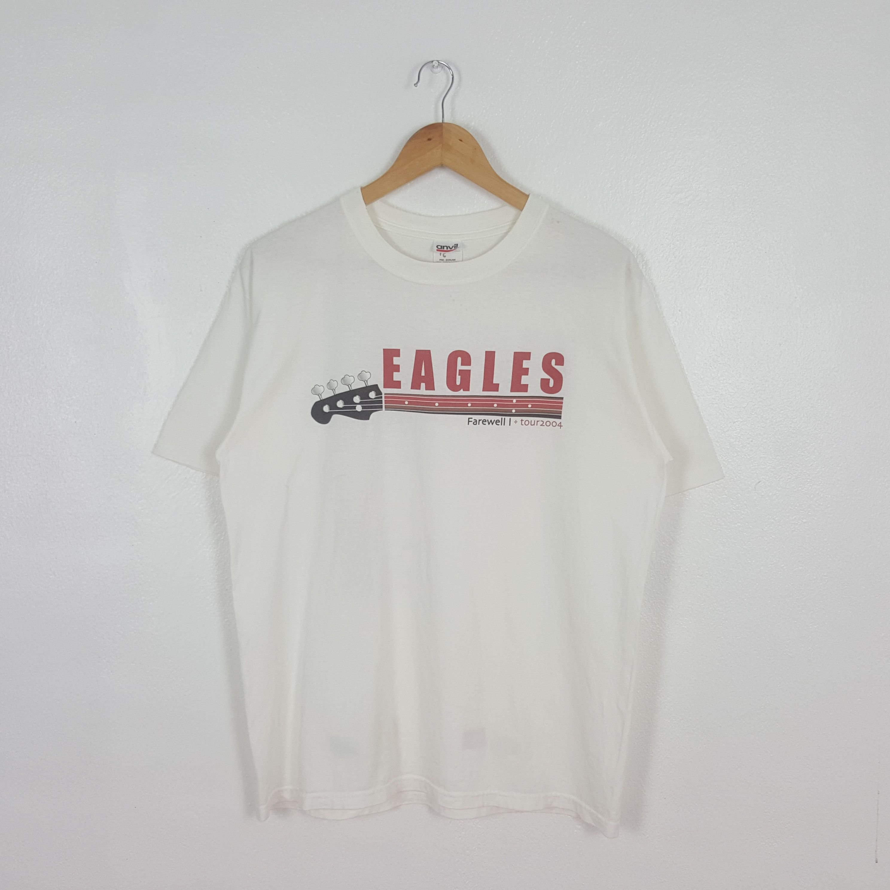 Band Tees Vintage Eagles American Rock Band Tour Tshirt C319N18 Size US M / EU 48-50 / 2 - 1 Thumbnail