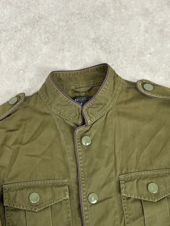 Marc Jacobs 2010s Marc Jacobs Olive Military Field Officer Jacket Size US M / EU 48-50 / 2 - 4 Thumbnail