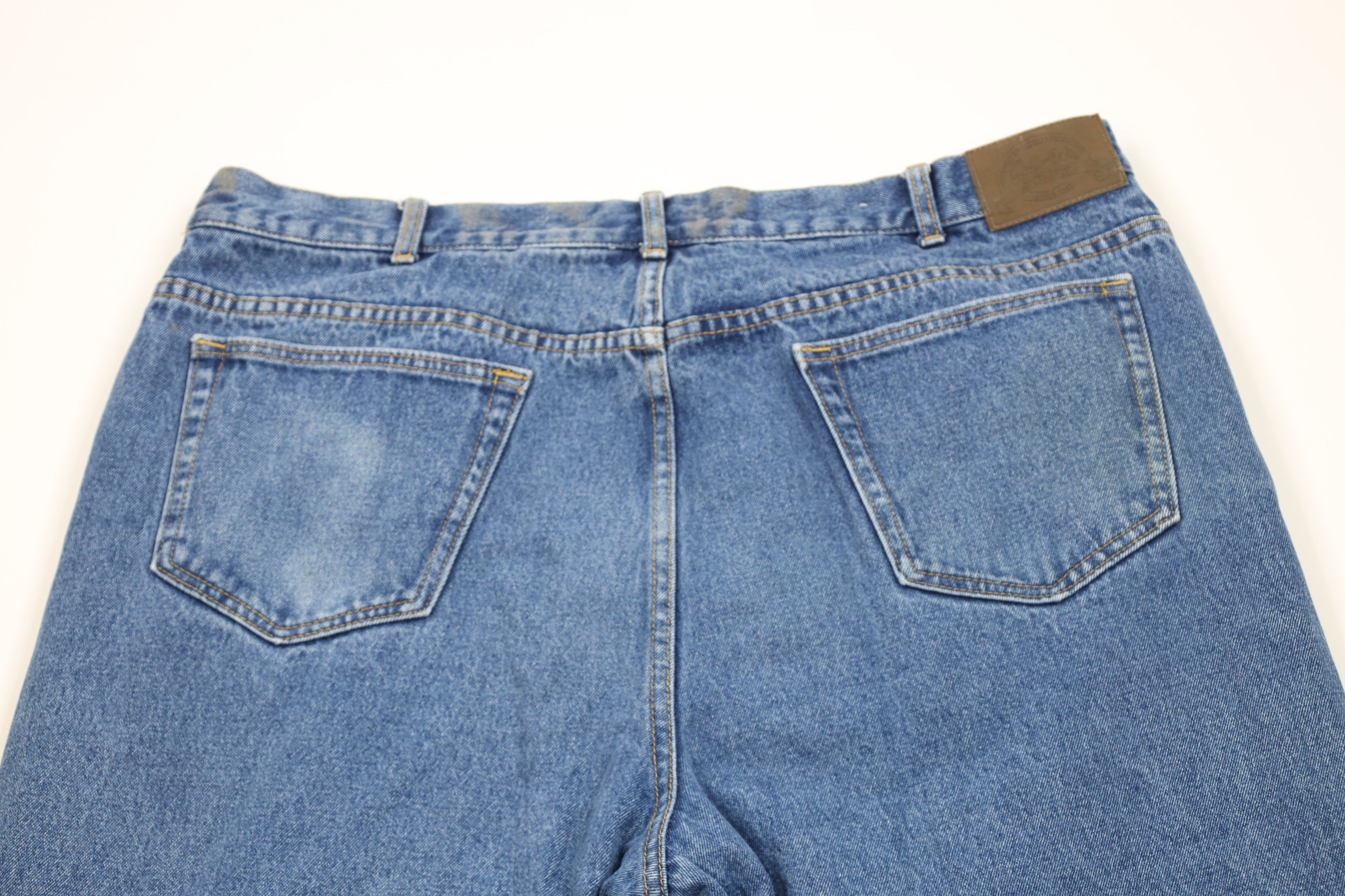 Cabelas Vintage Cabelas Heavyweight Flannel Lined Denim Jeans Blue Size US 42 / EU 58 - 11 Thumbnail