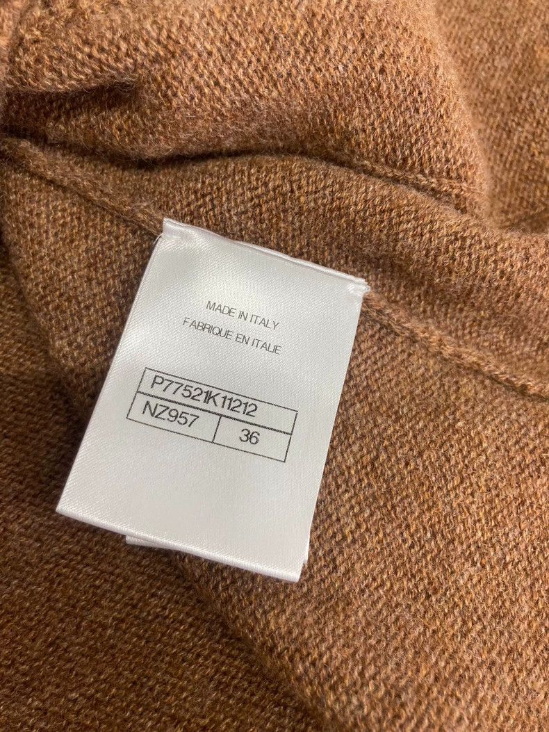 Chanel Chanel 24A brown knitted cashmere vest Size XS / US 0-2 / IT 36-38 - 4 Thumbnail