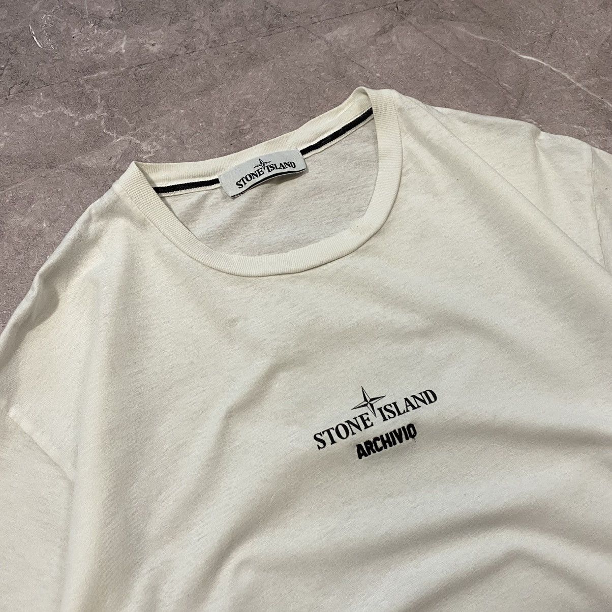 Massimo Osti STONE ISLAND TEE ARCHIVIO TEE TELA STELLA BIG LOGO Size US L / EU 52-54 / 3 - 2 Thumbnail