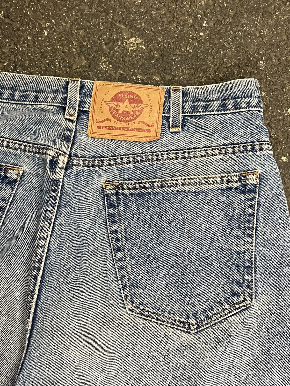 Vintage Jorts y2k baggy fit light wash streetwear hype rare hip hop Size US 32 / EU 48 - 4 Thumbnail