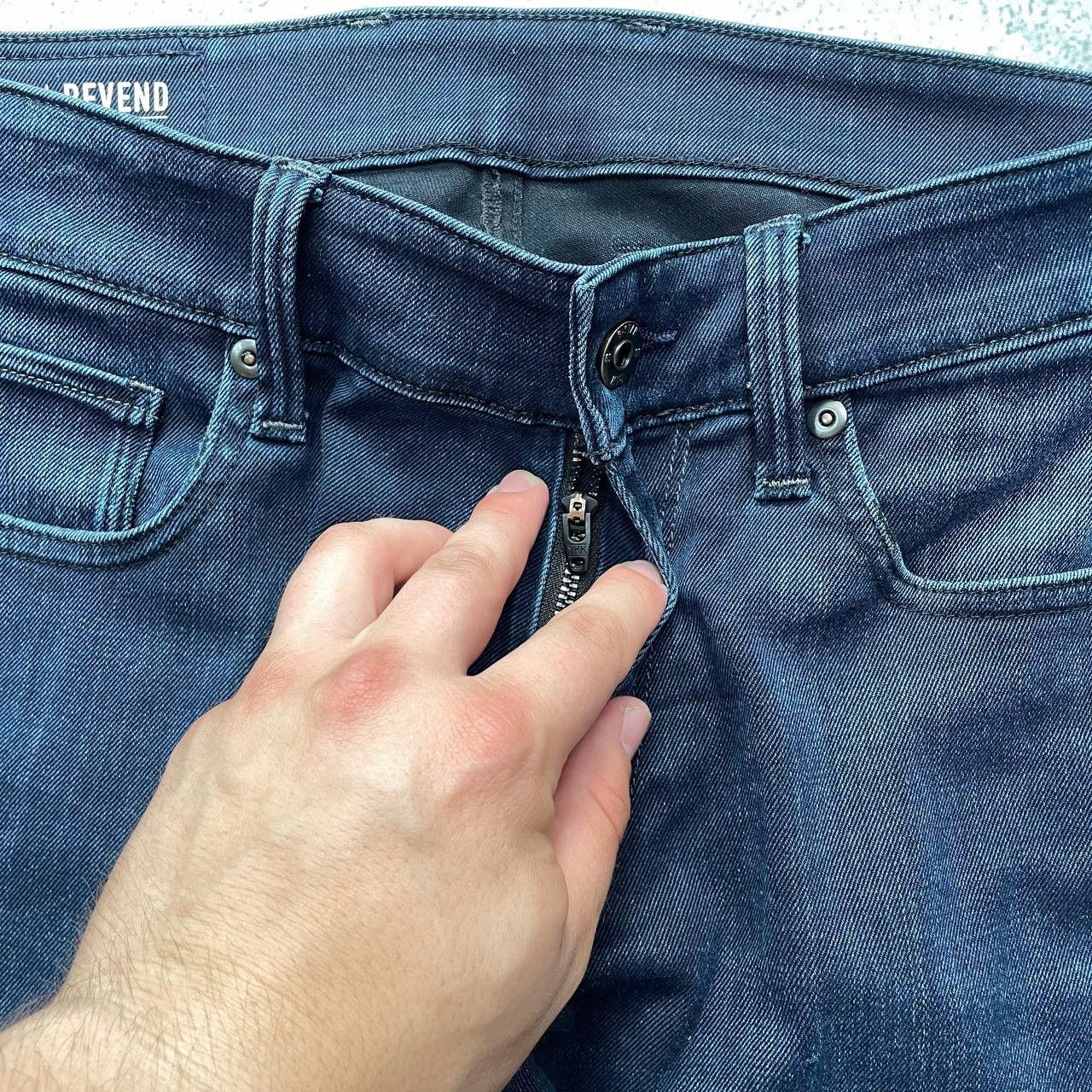 G-Star G-Star Raw Revend Super Slim Stretch Jeans Blue Dark Aged Size US 32 / EU 48 - 11 Thumbnail