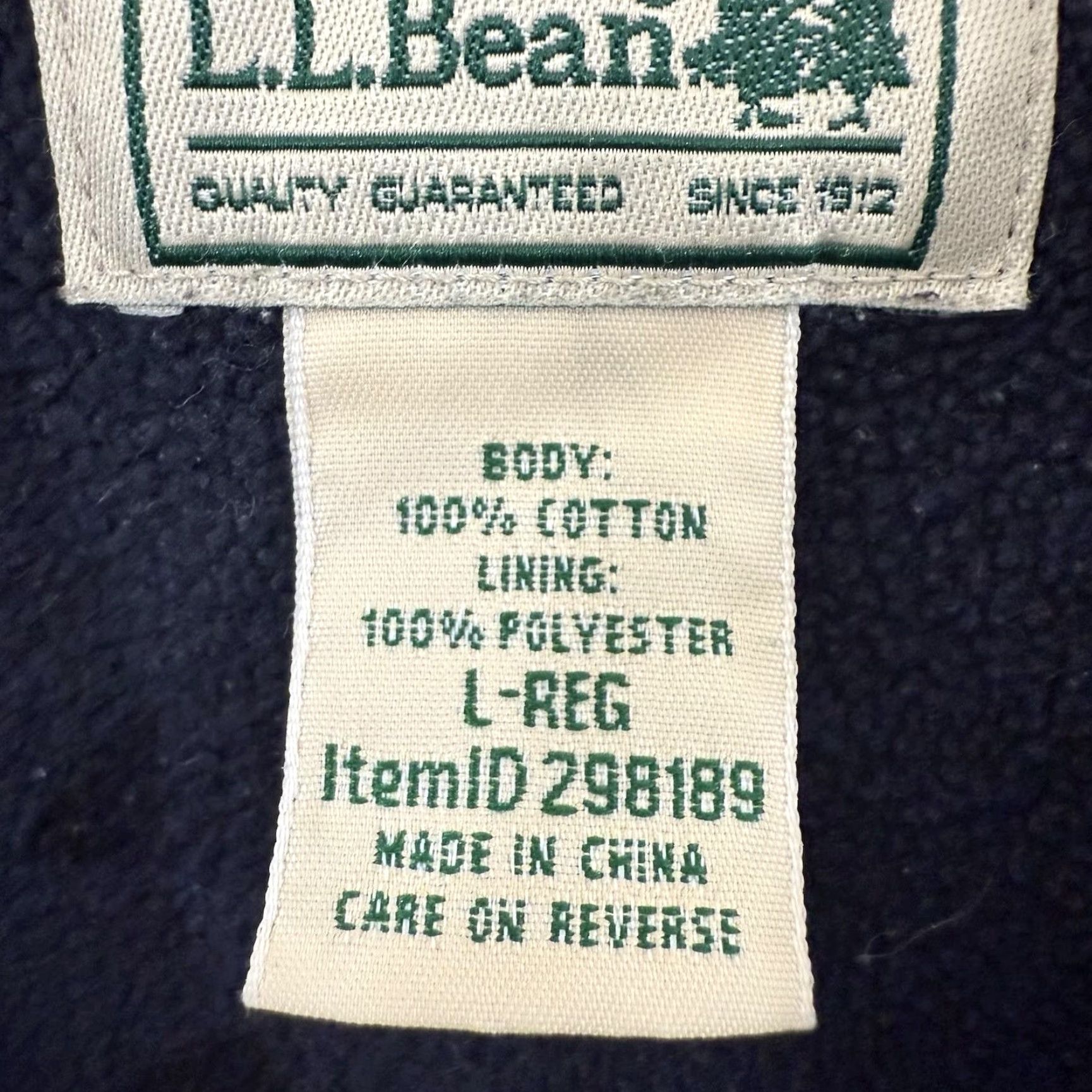 Vintage LL Bean Shirt Men L Green Plaid Fleece-Lined Flannel Button-Up Traditional Fit, Casual, Workwear, Cotton Polyester, Vintage Size US L / EU 52-54 / 3 - 3 Thumbnail
