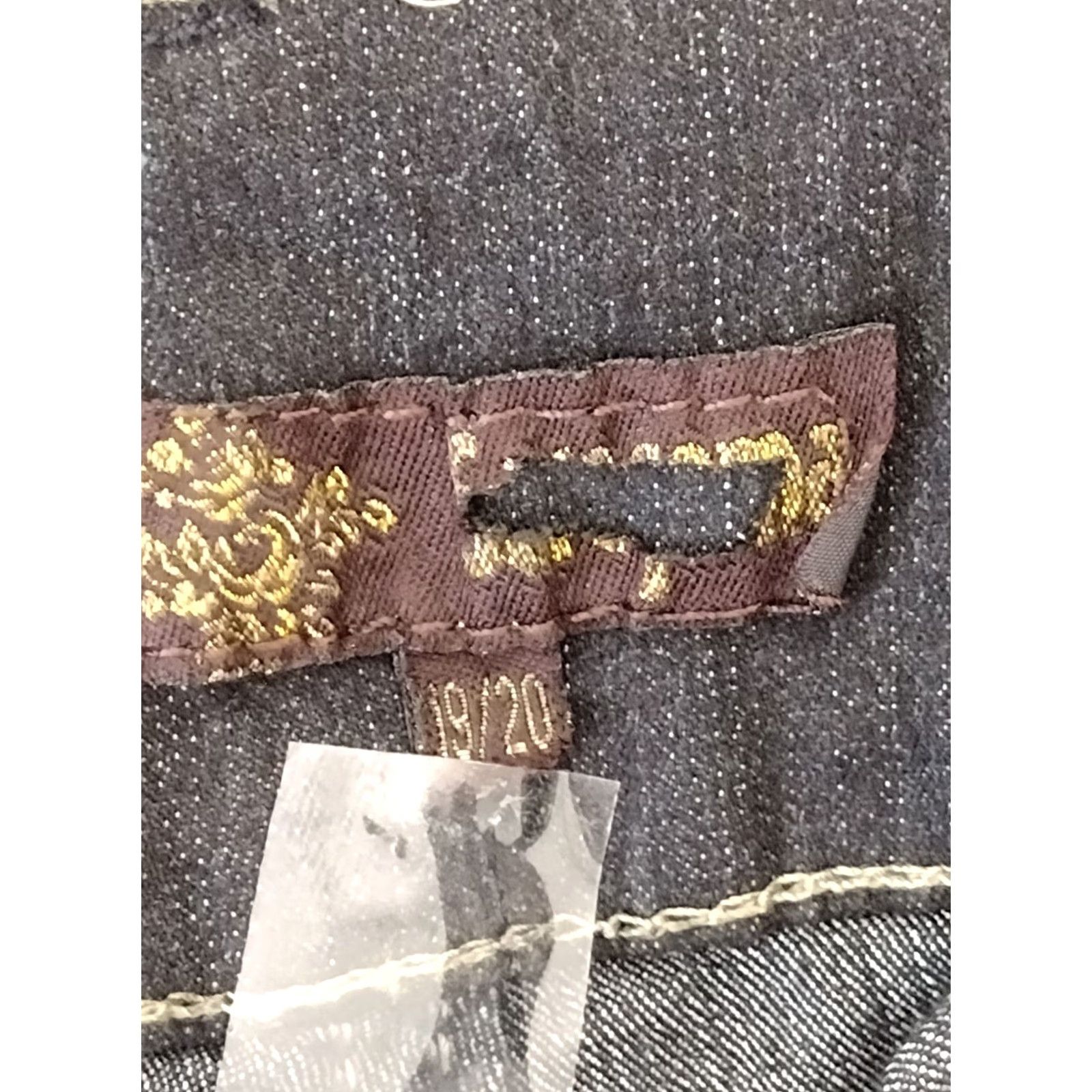 Vintage Unbranded Women's Jeans Dark Wash Skinny Plus Size 19/20 City Stretch Button Closure 29in Inseam Denim Blended Fabric"} Size 40" / US 18 - 5 Thumbnail