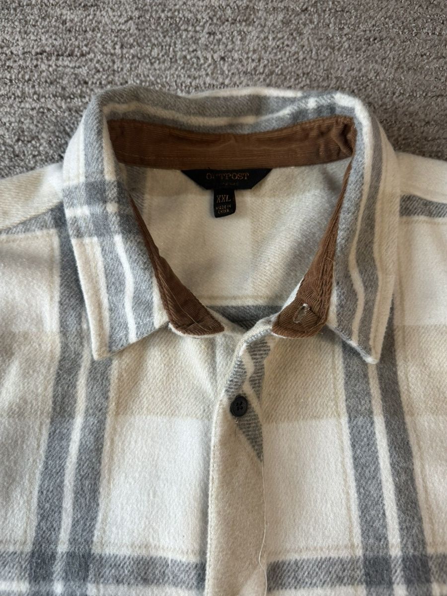 Vintage Vintage Outpost Heavy Flannel Size US XXL / EU 58 / 5 - 2 Thumbnail