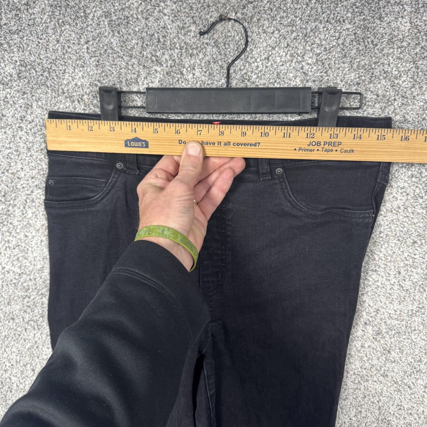 Spanx Spanx Jeans Womens L Tall Black High Rise Slim Stretch Shaping Jegging 31x29 Size 36" / US 14 / IT 50 - 2 Thumbnail