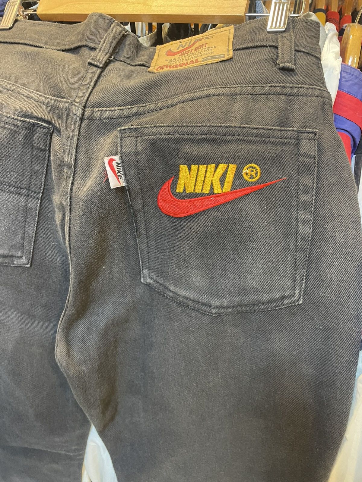 Nike Vintage Nike Denim Pants Size US 30 / EU 46 - 10 Thumbnail