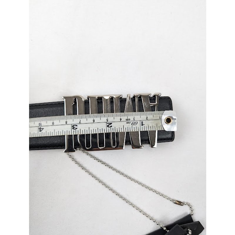 Amiri o1rshd1 Size: 70 / Core 4cm Nappa Belt in Black Size 26 - 16 Thumbnail